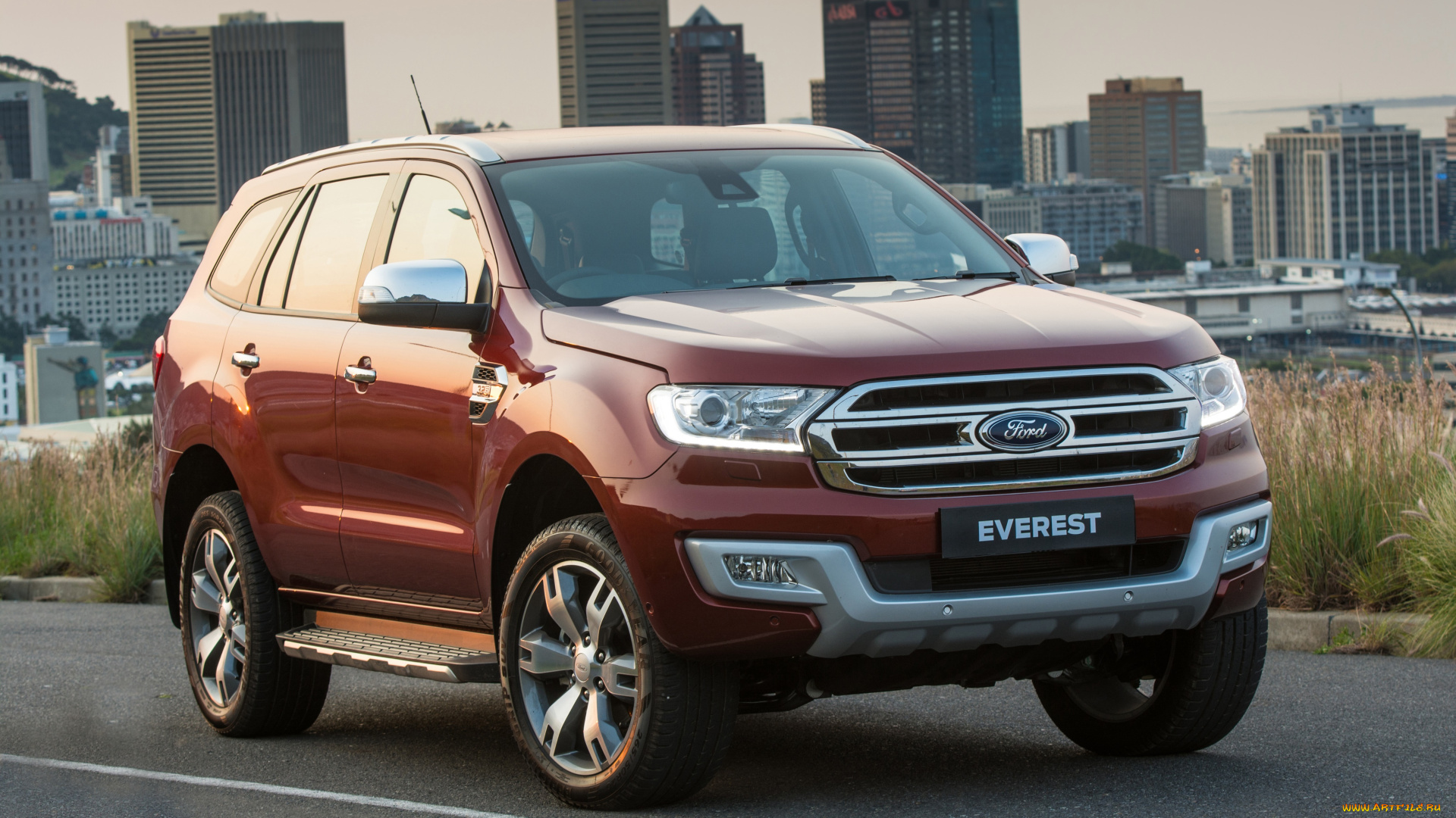 автомобили, ford, everest, красный, 2015г, za-spec