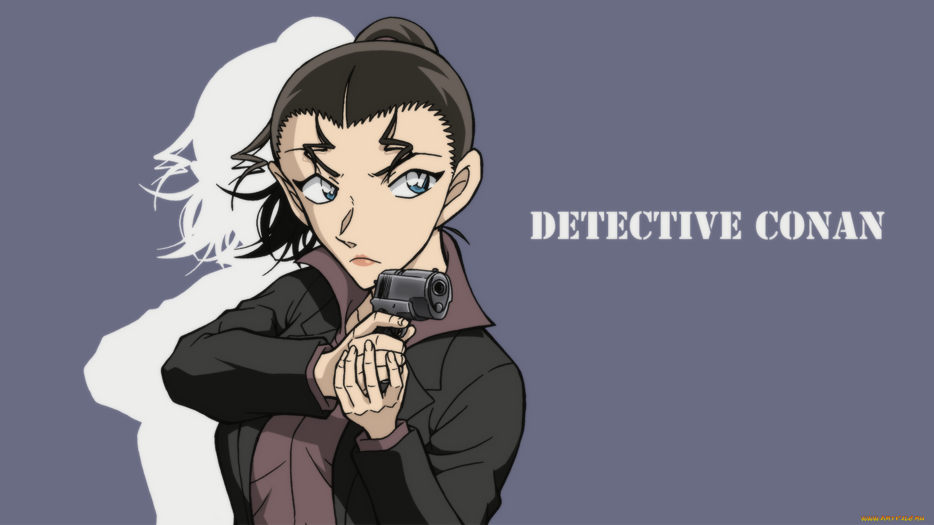 аниме, detective, conan, , magic, kaito, девушка
