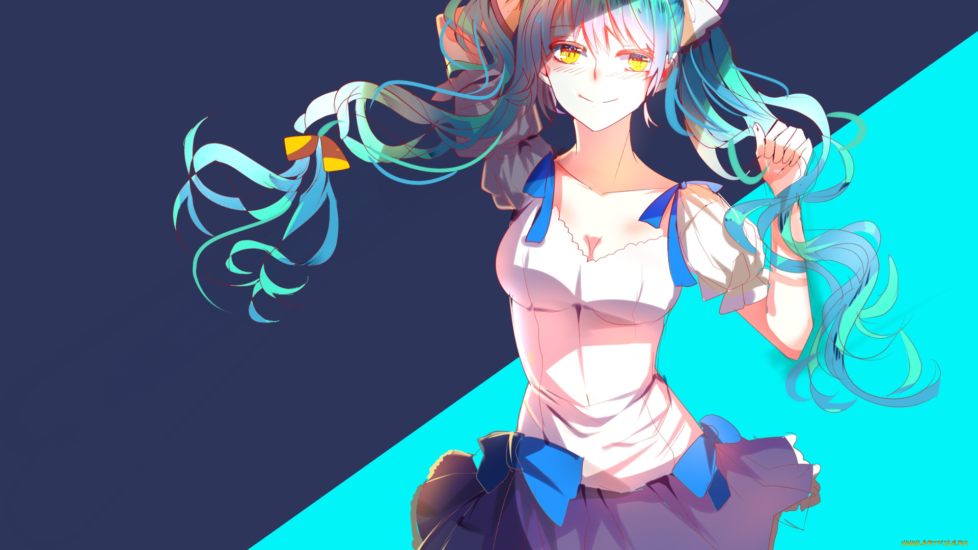 аниме, vocaloid, hatsune, miku