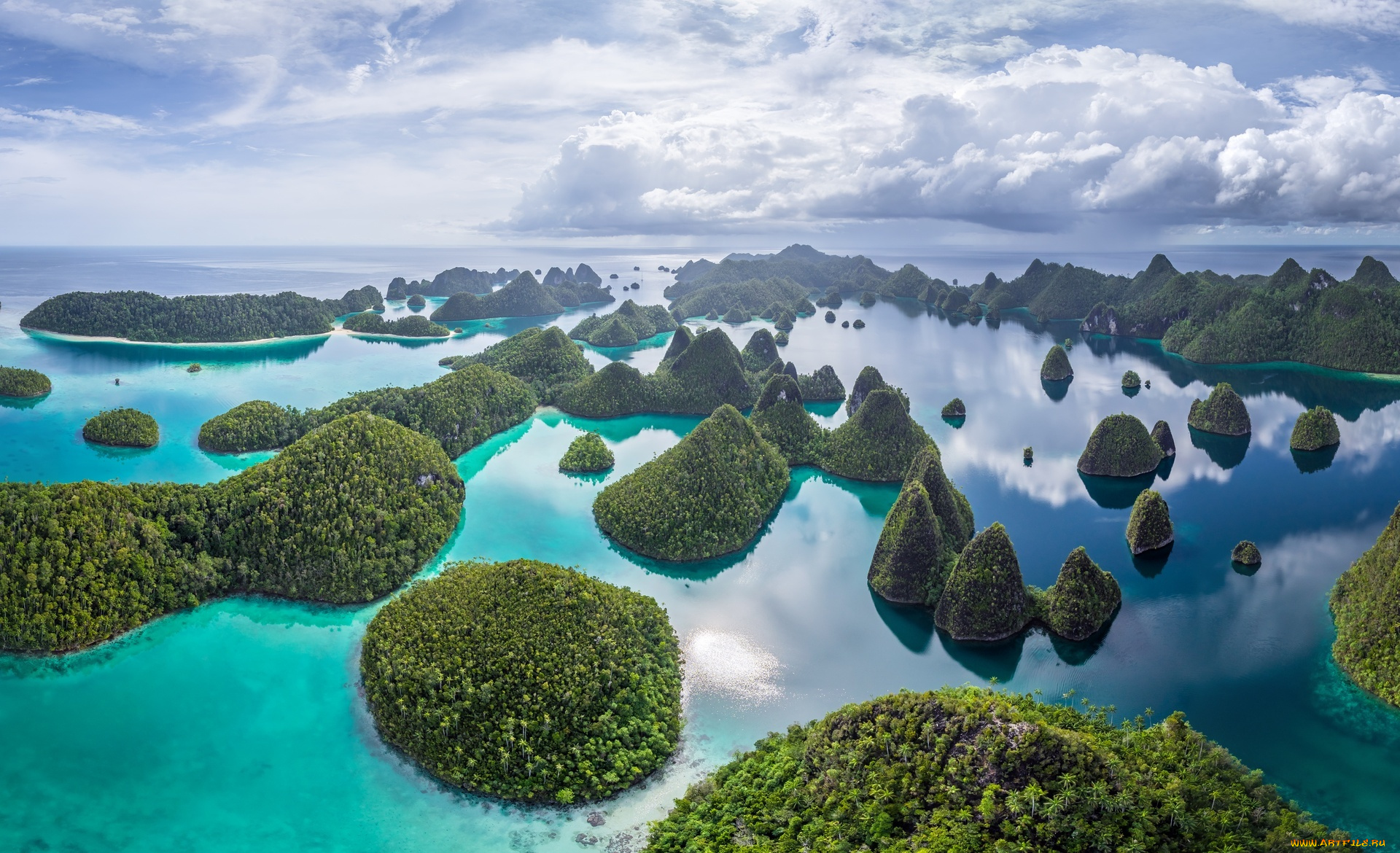 природа, тропики, острова, море, ваяг, индонезия, архипелаг, раджа-ампат
