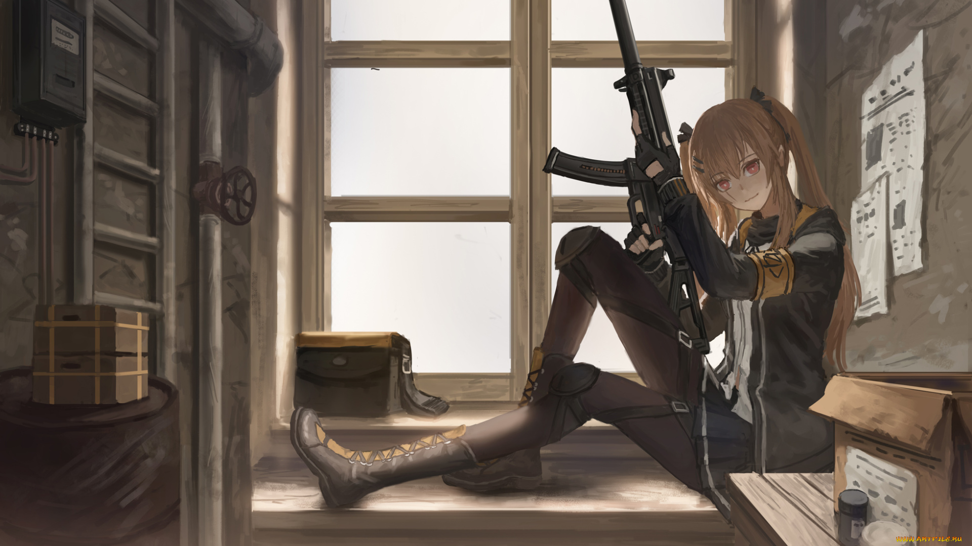 аниме, girls, frontline, girls, frontline