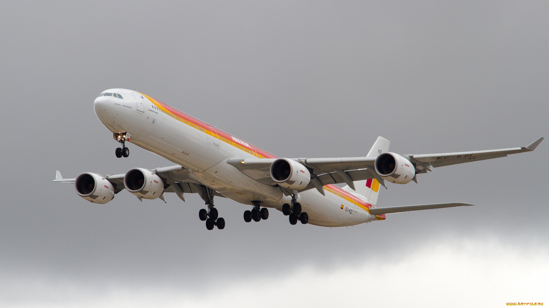 a340-600, авиация, пассажирские, самолёты, авиалайнер