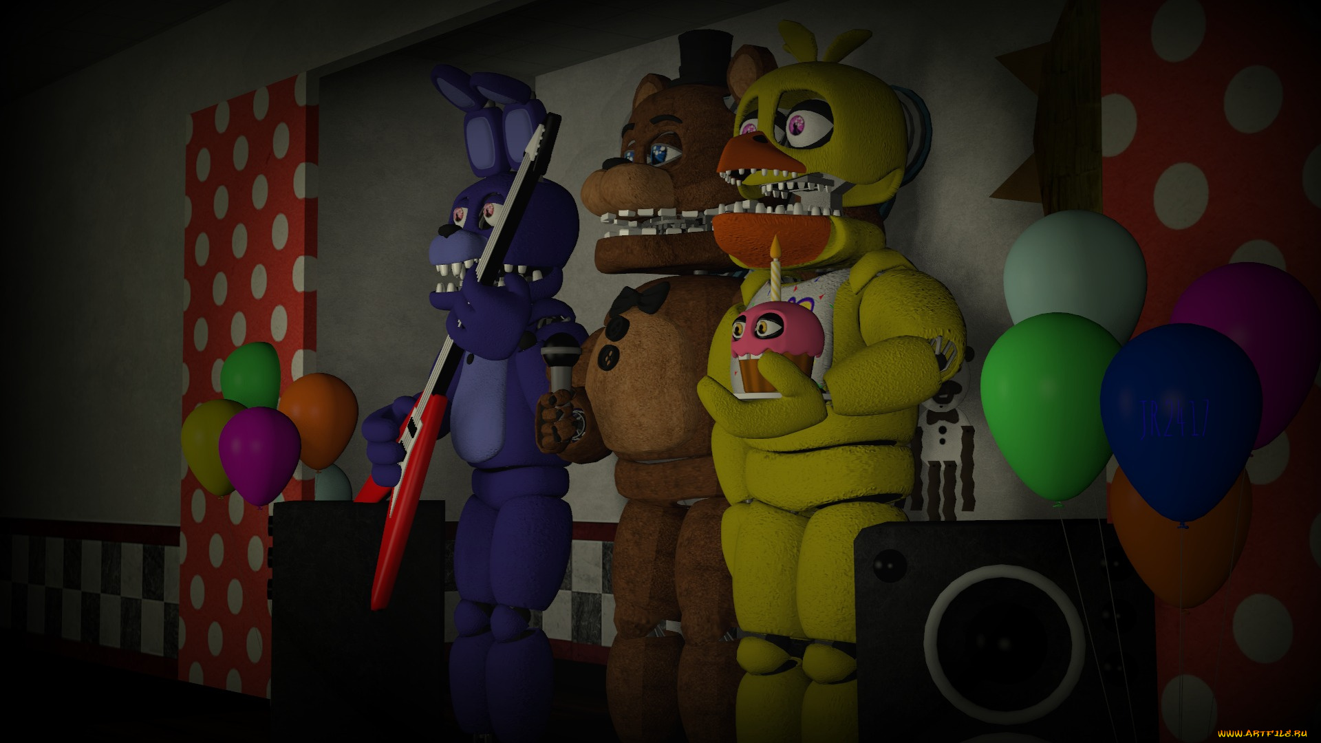 видео, игры, five, nights, at, freddy`s, five, nights, at, freddy's