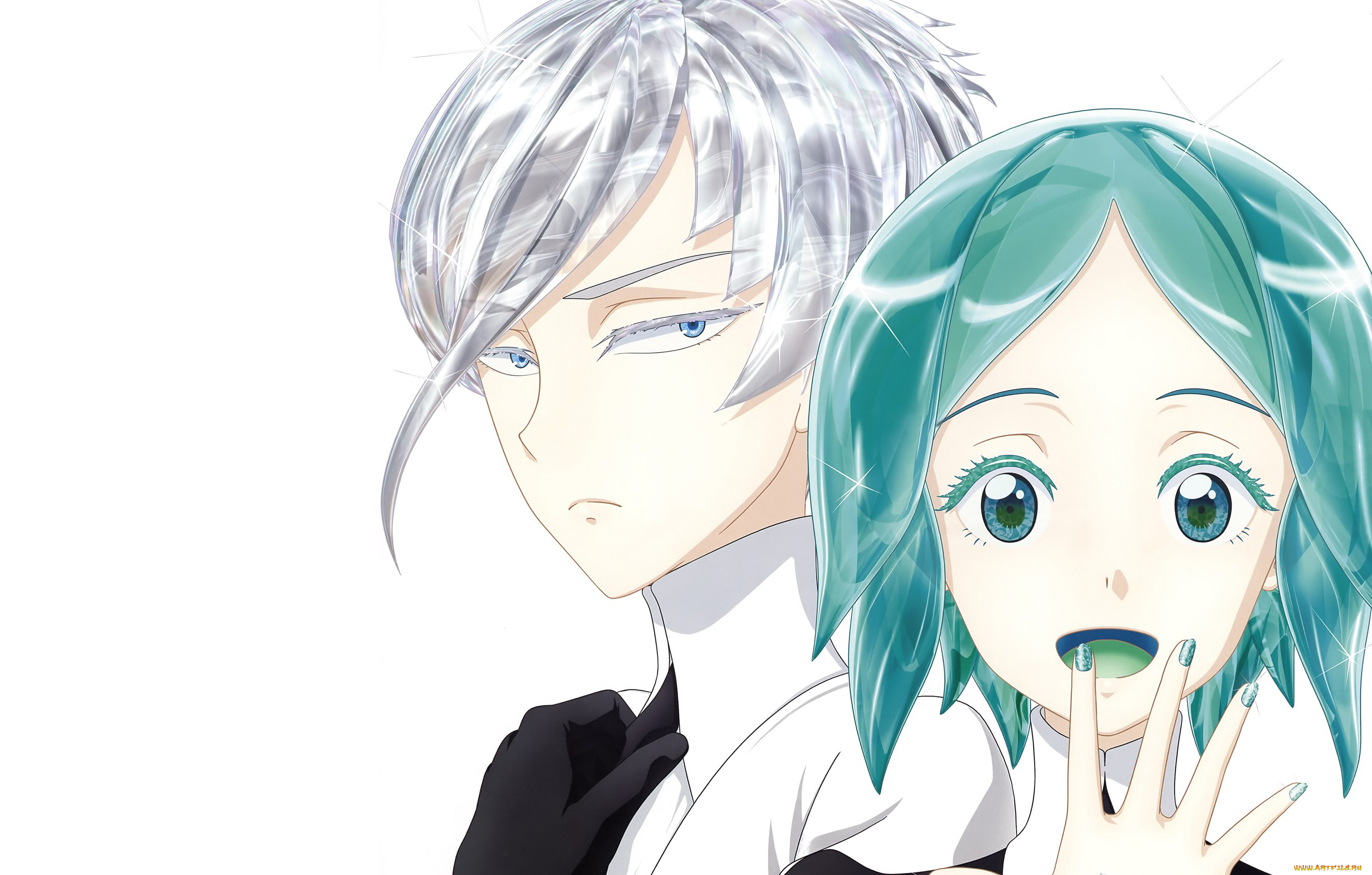 аниме, houseki, no, kuni, страна, самоцветов