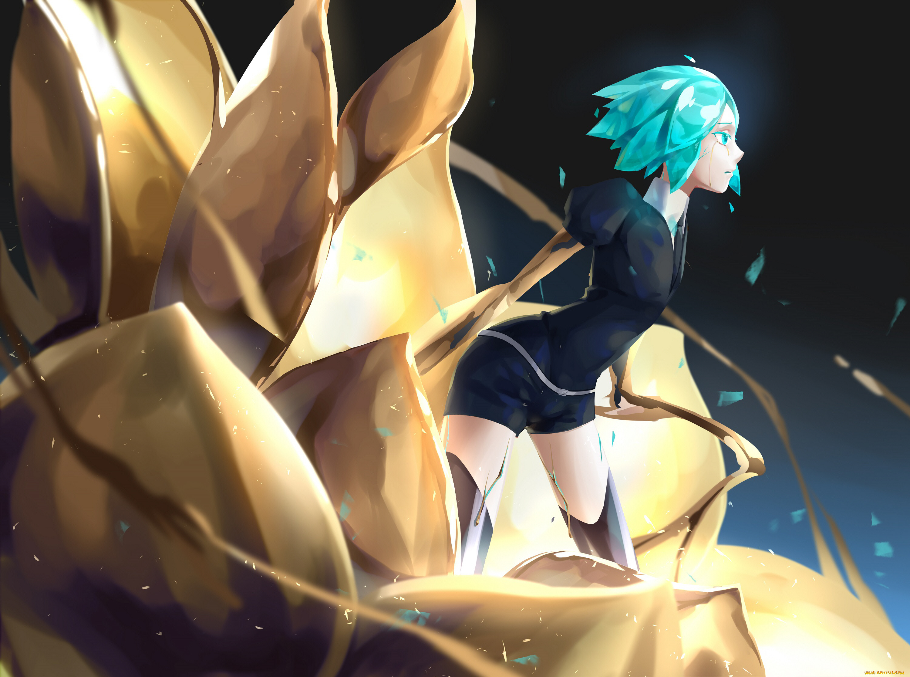 аниме, houseki, no, kuni, страна, самоцветов