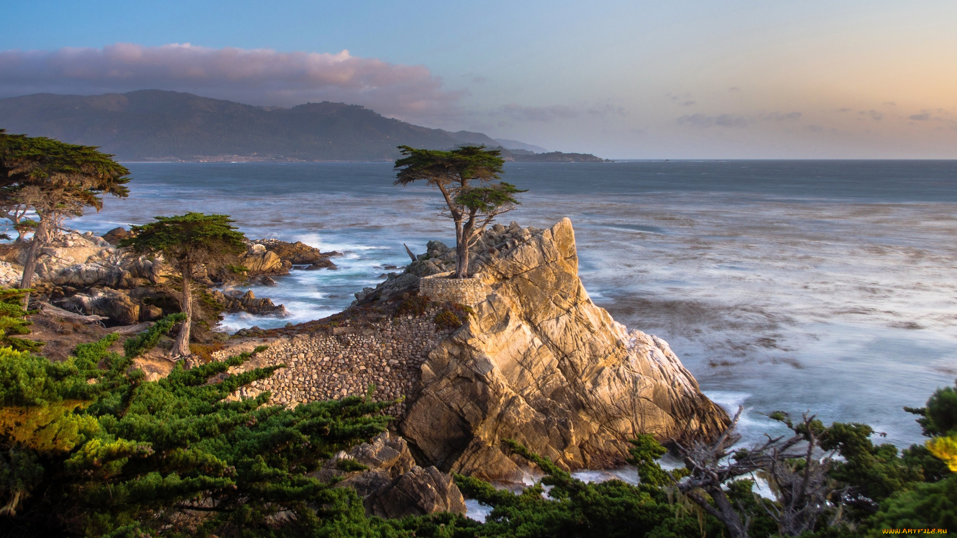 pebble, beach, california, природа, побережье, pebble, beach