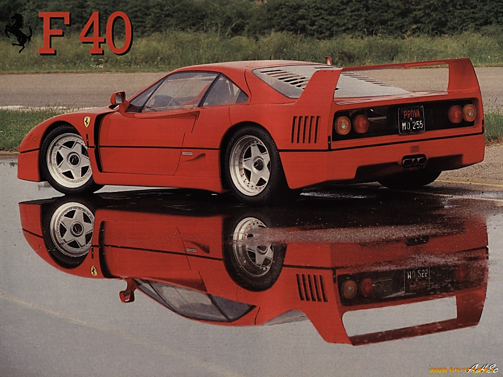 ferrari, f40, 1988, автомобили