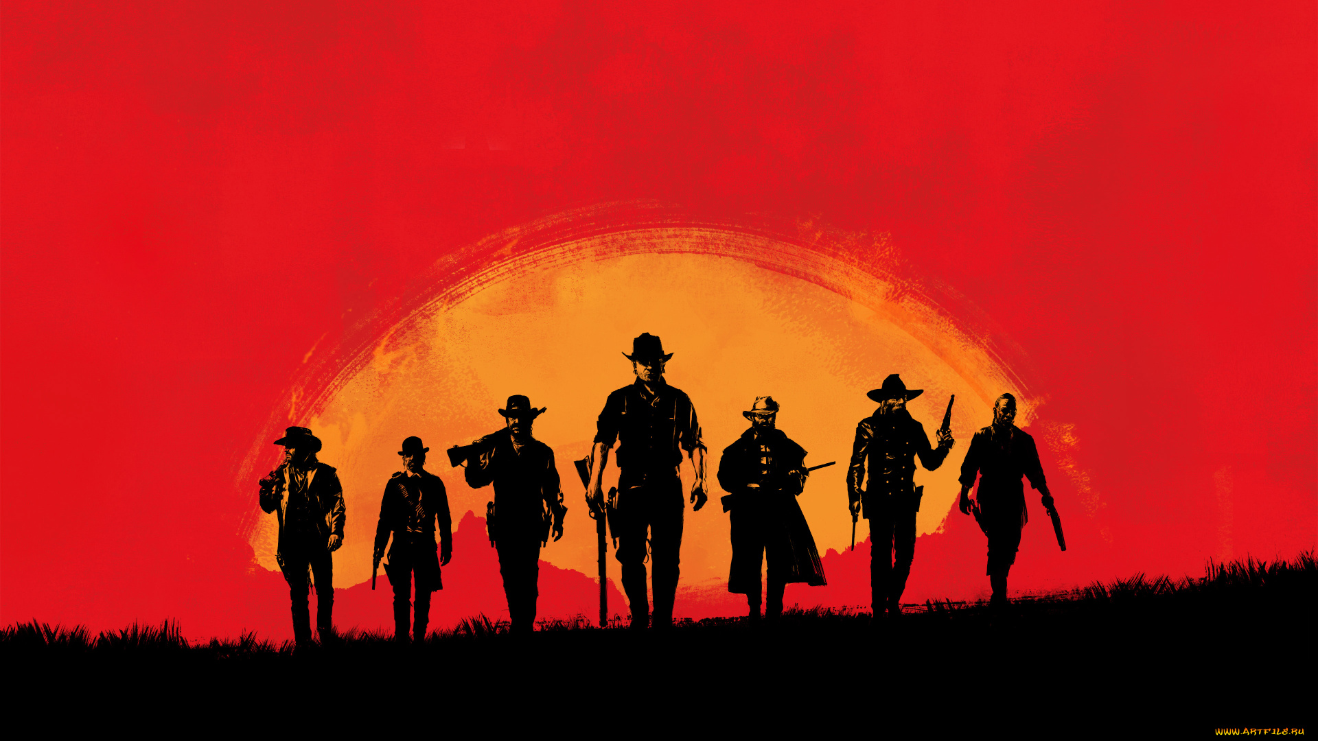 red, dead, redemption, 2, видео, игры, red, dead, redemption, 2, action, шутер