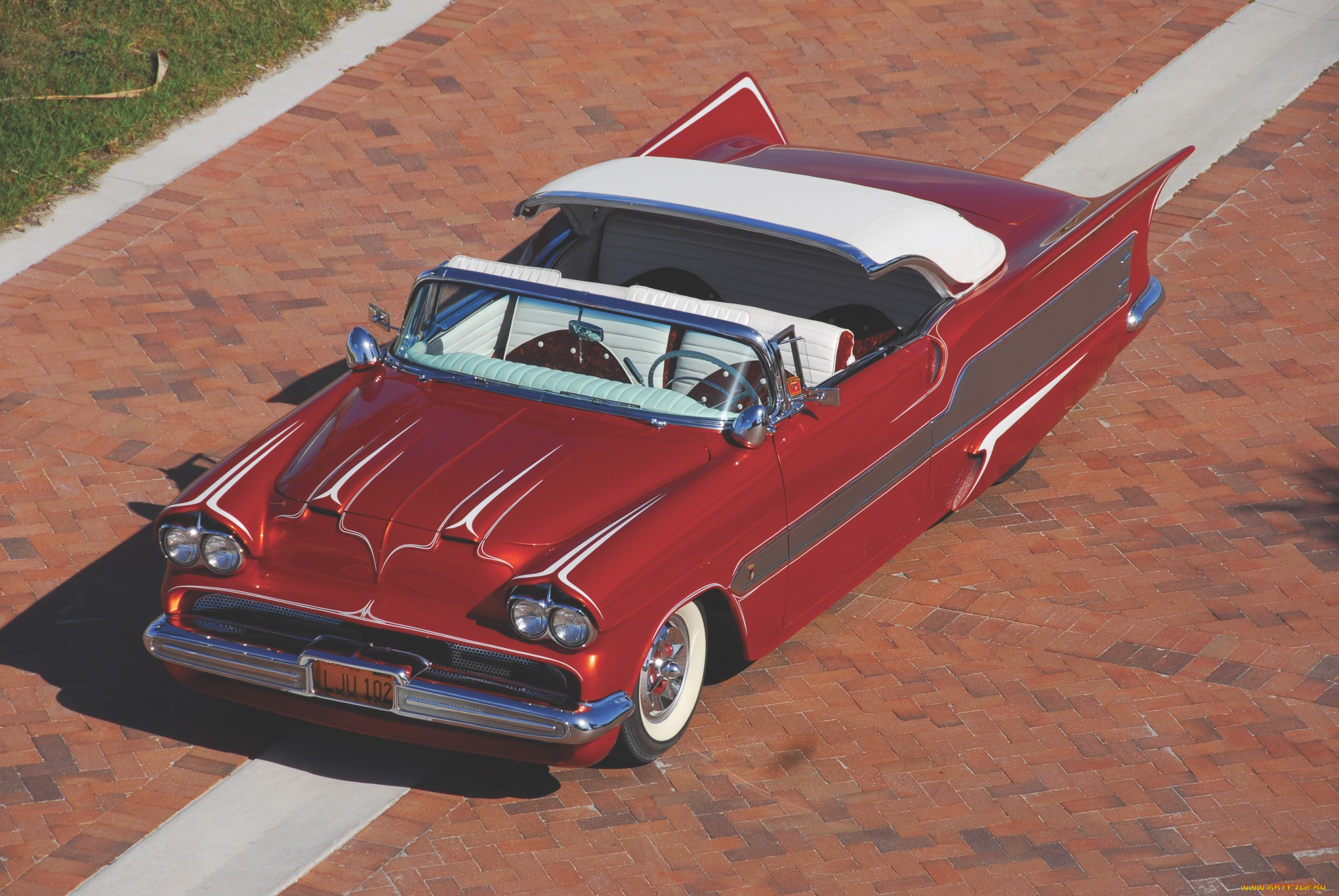 1955-chevy-aztec-custom-convertible, автомобили, chevrolet