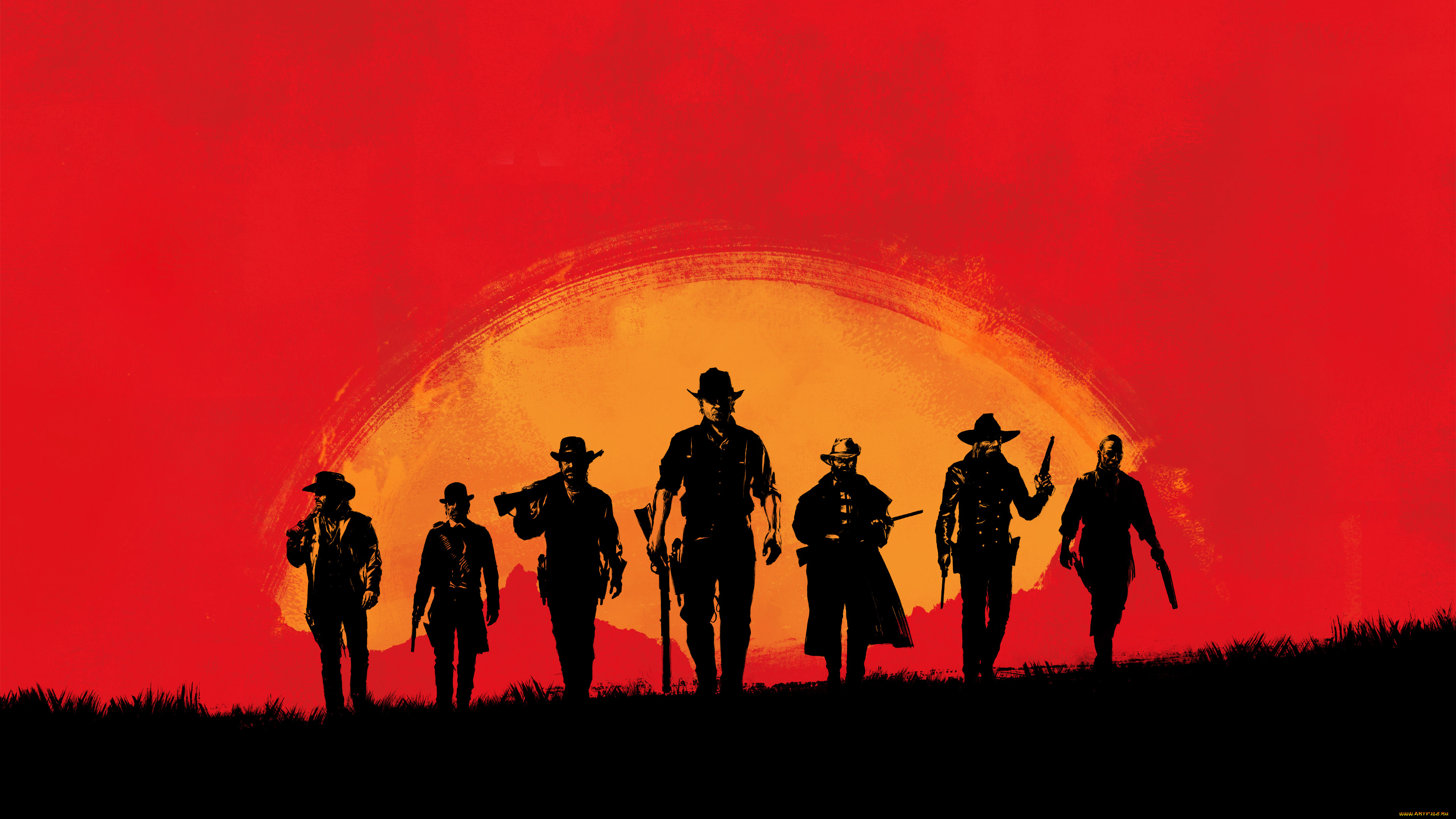 red, dead, redemption, 2, видео, игры, red, dead, redemption, 2, action, шутер