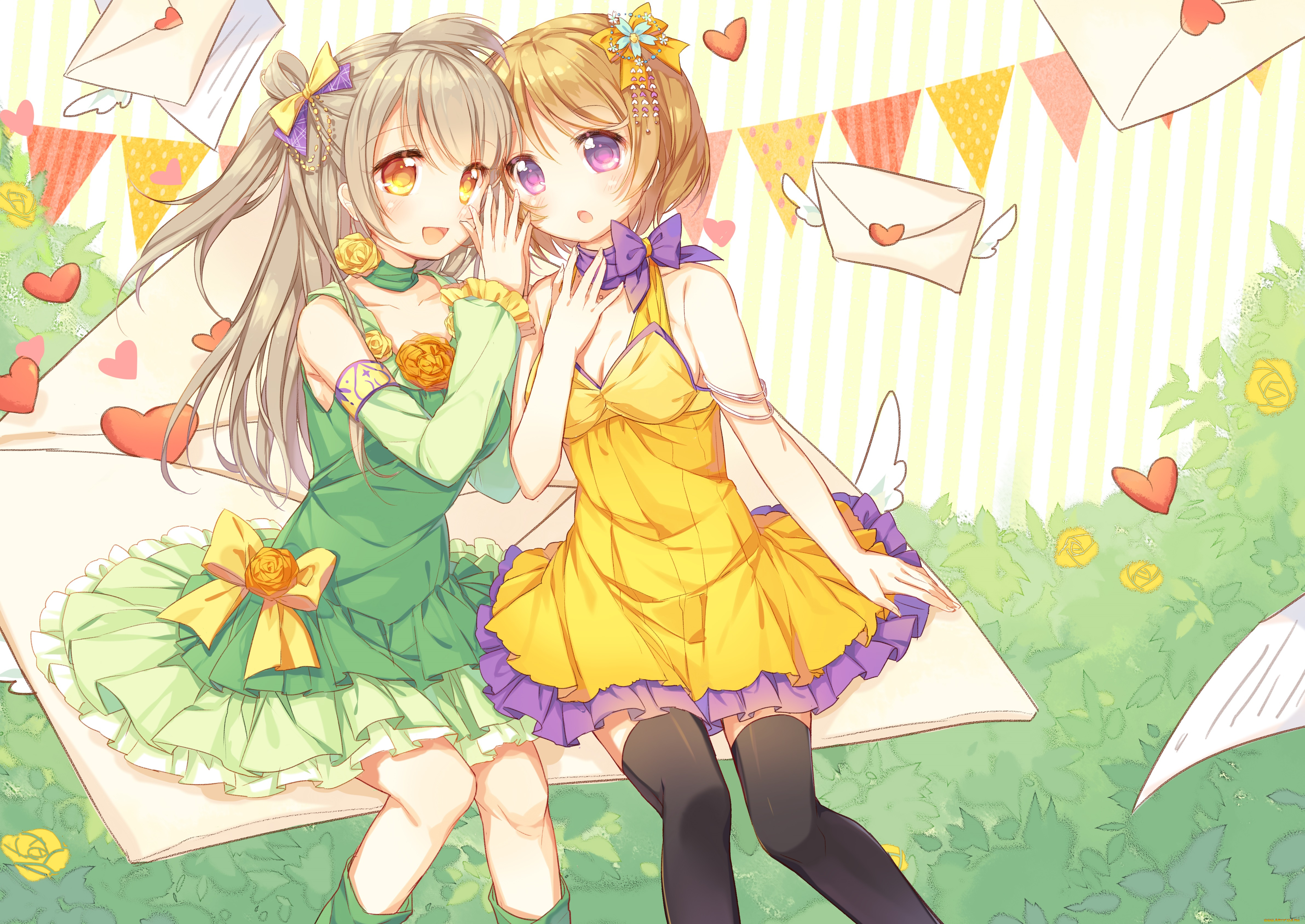 аниме, love, live, , school, idol, project, koizumi, hanayo, minami, kotori