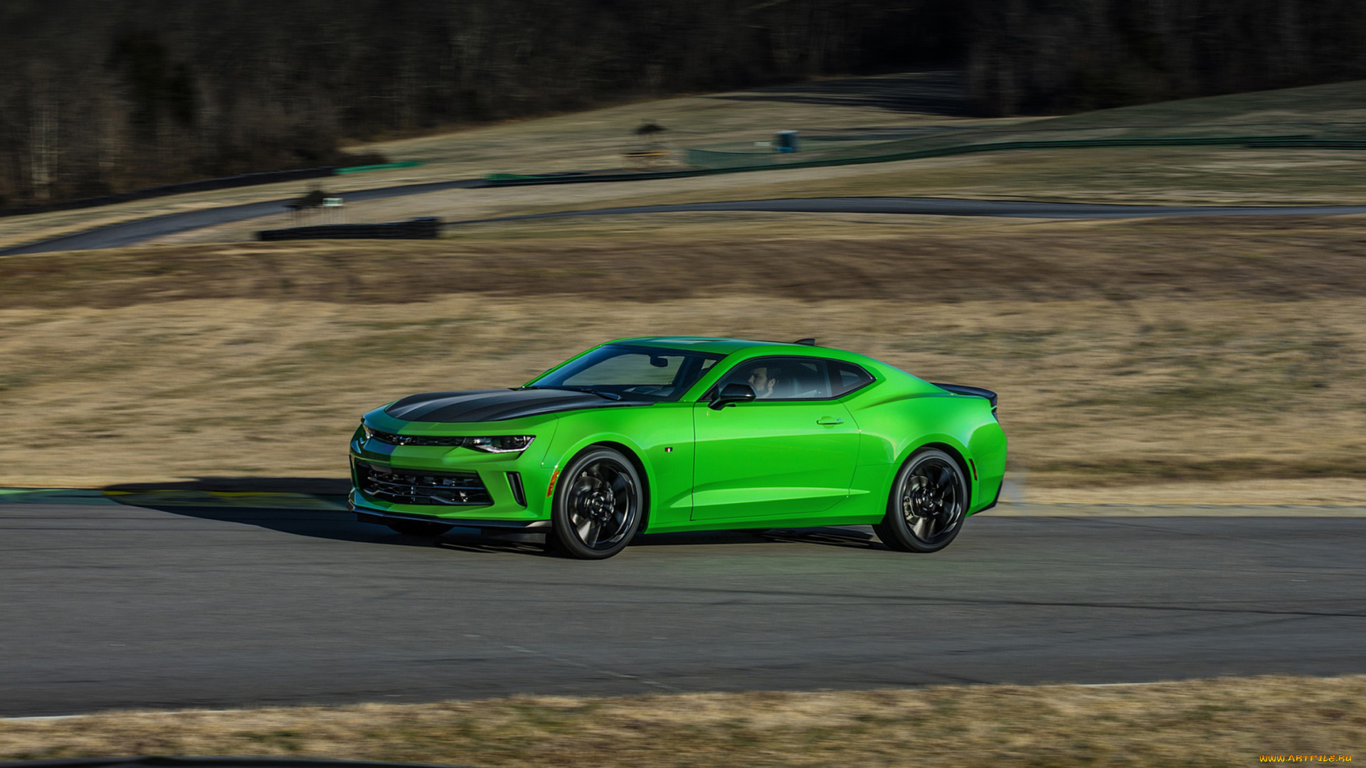 chevrolet, camaro, 1le, green, 2017, автомобили, camaro, 2017, green, 1le, chevrolet