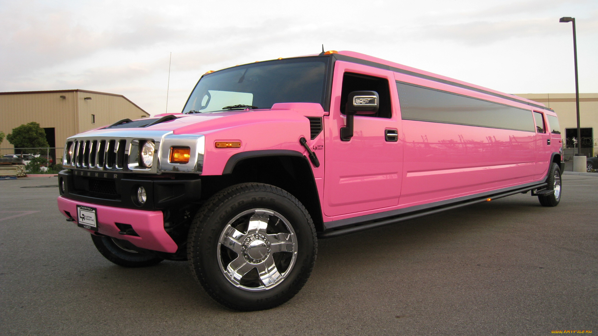 pink, hummer, h2, limousine, 2012, автомобили, hummer, 2012, limousine, pink, h2