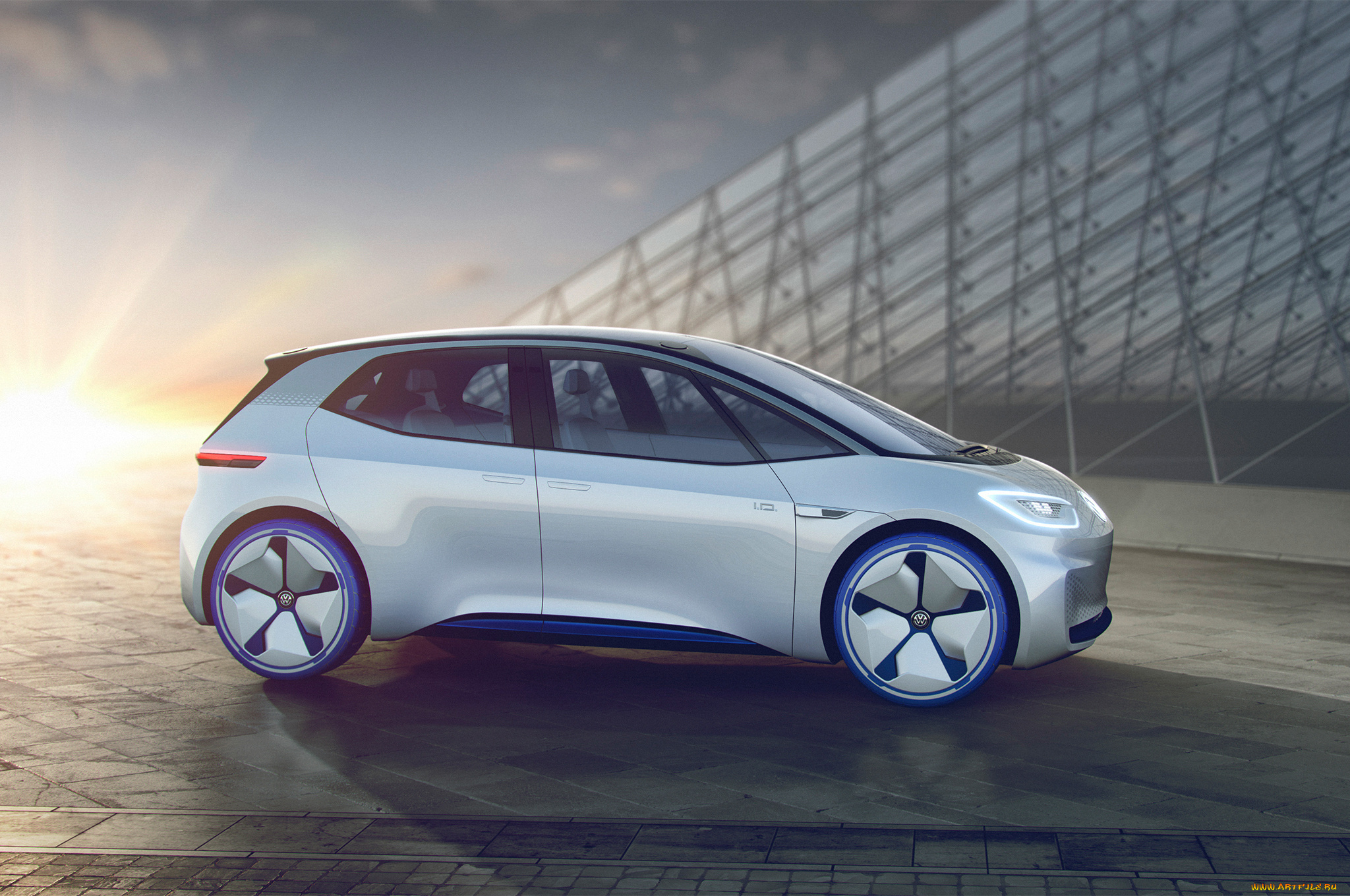 volkswagen, id, concept, 2016, автомобили, volkswagen, concept, id, 2016