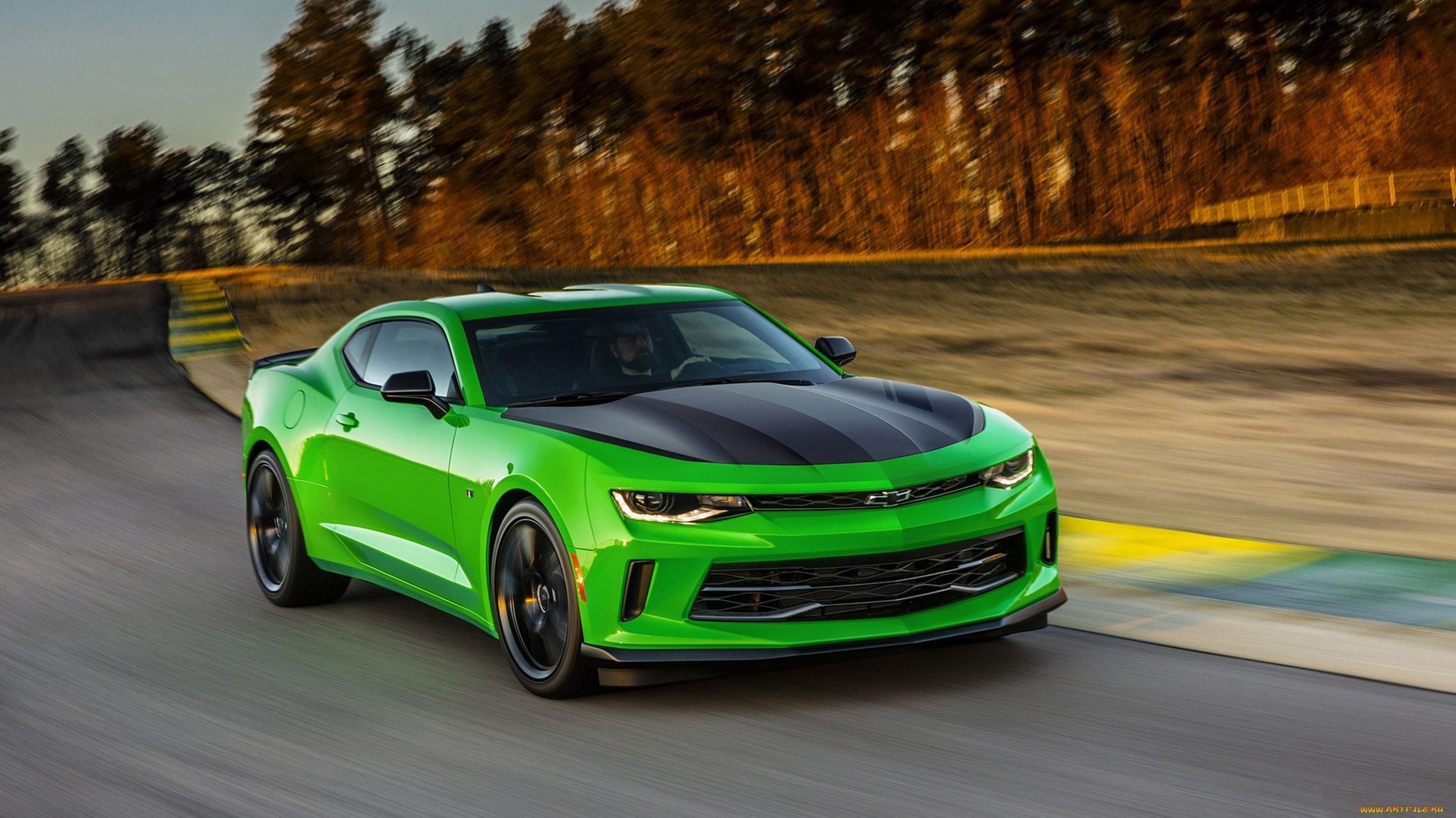 chevrolet, camaro, 1le, green, 2017, автомобили, camaro, 2017, green, 1le, chevrolet