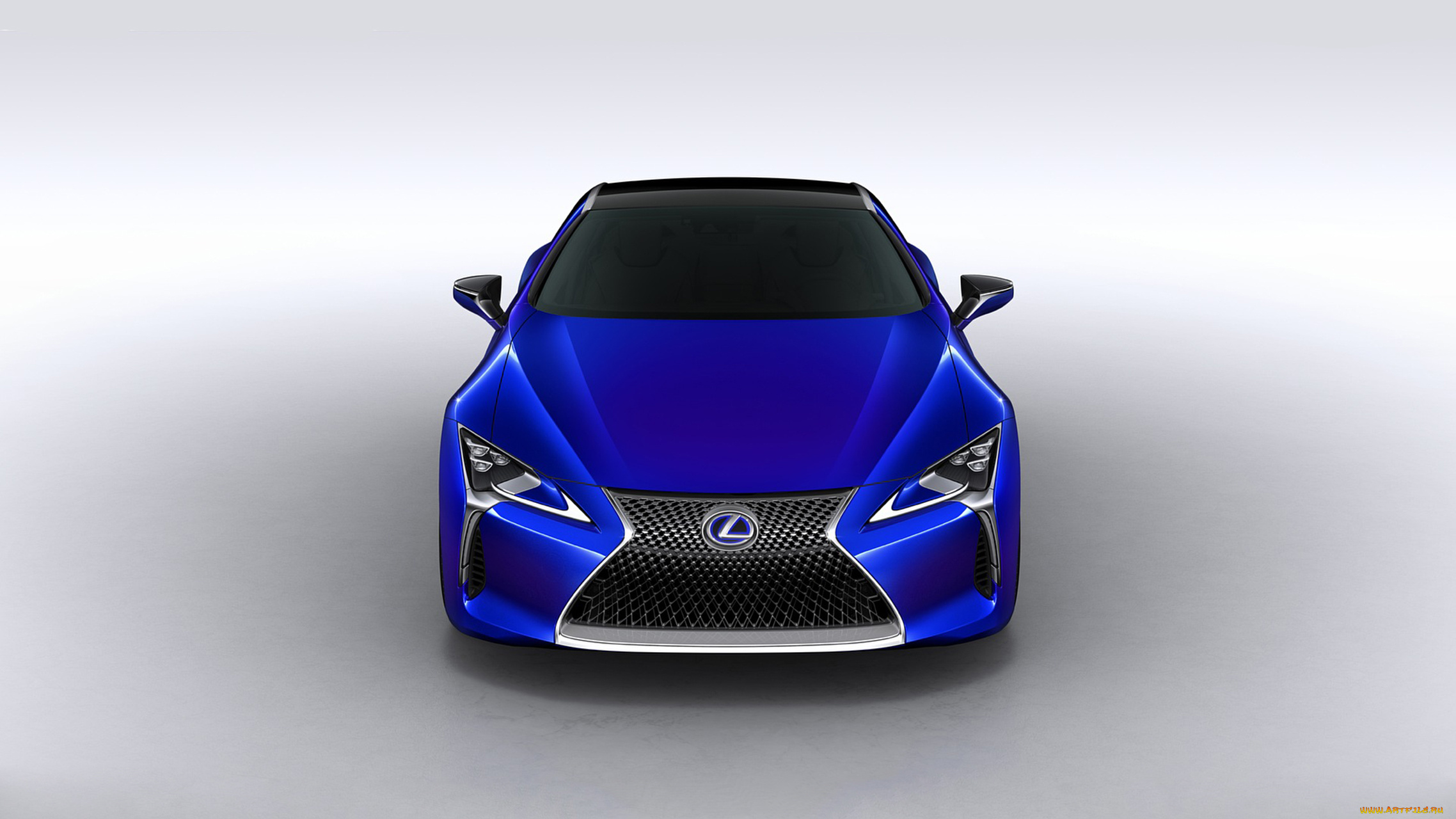 спортивный автомобиль синий Lexus LC бесплатно