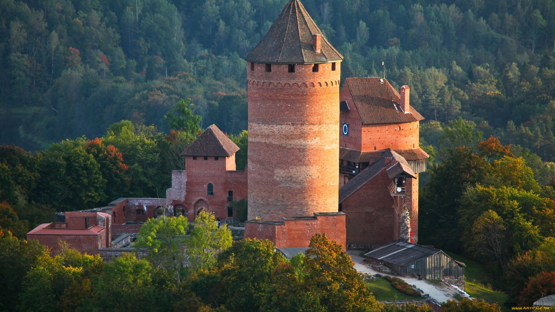 turaida, castle, latvia, города, -, дворцы, , замки, , крепости, turaida, castle