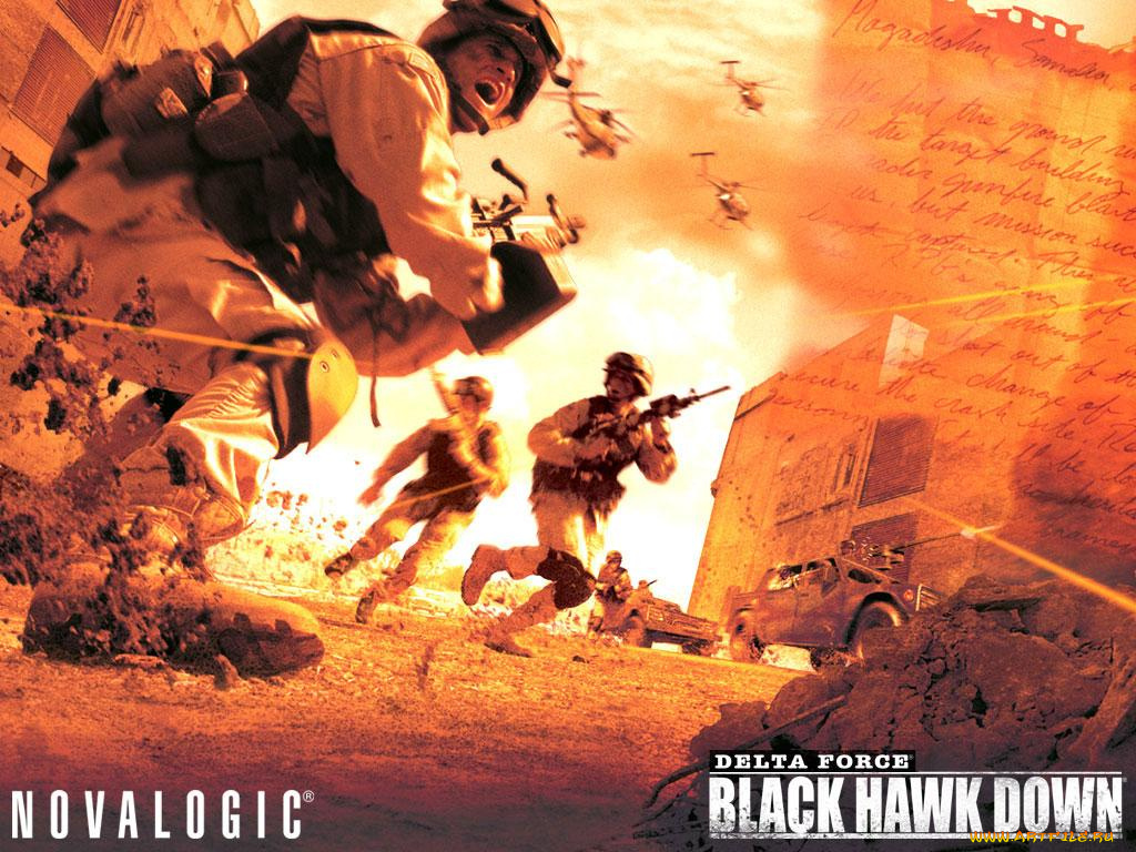 black, hawk, down, видео, игры, delta, force