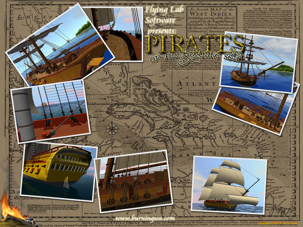 pirates, of, the, burning, sea, видео, игры, корсары, онлайн