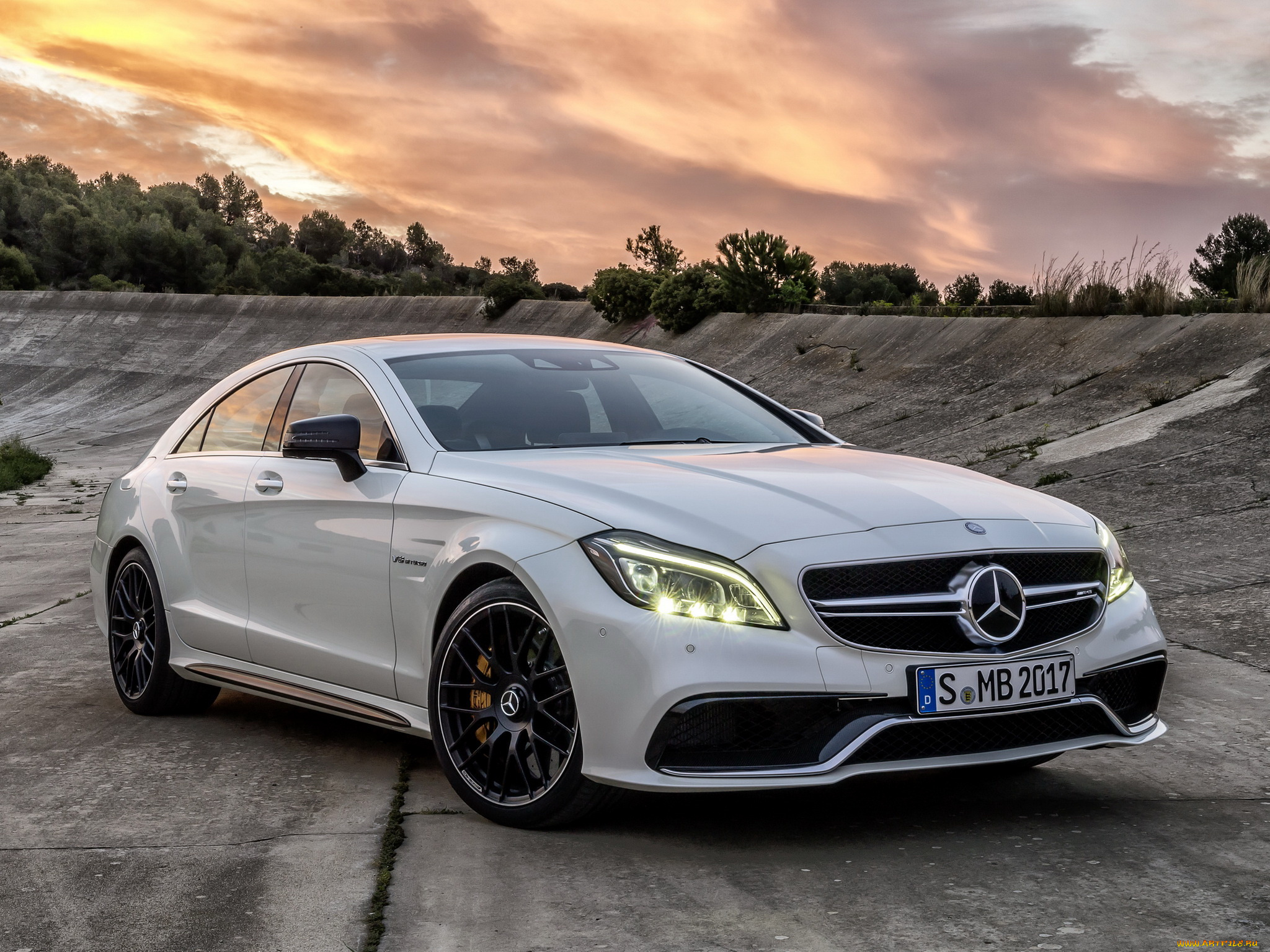 автомобили, mercedes-benz, cls, 63, amg, s-model, с218, 2014г, светлый