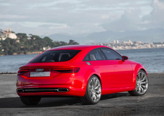 Картинка автомобили audi tt sportback concept 2014г красный