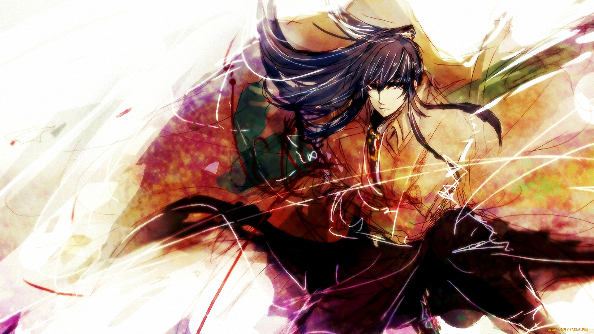 аниме, , gray-man, воин, экзорцист, kanda