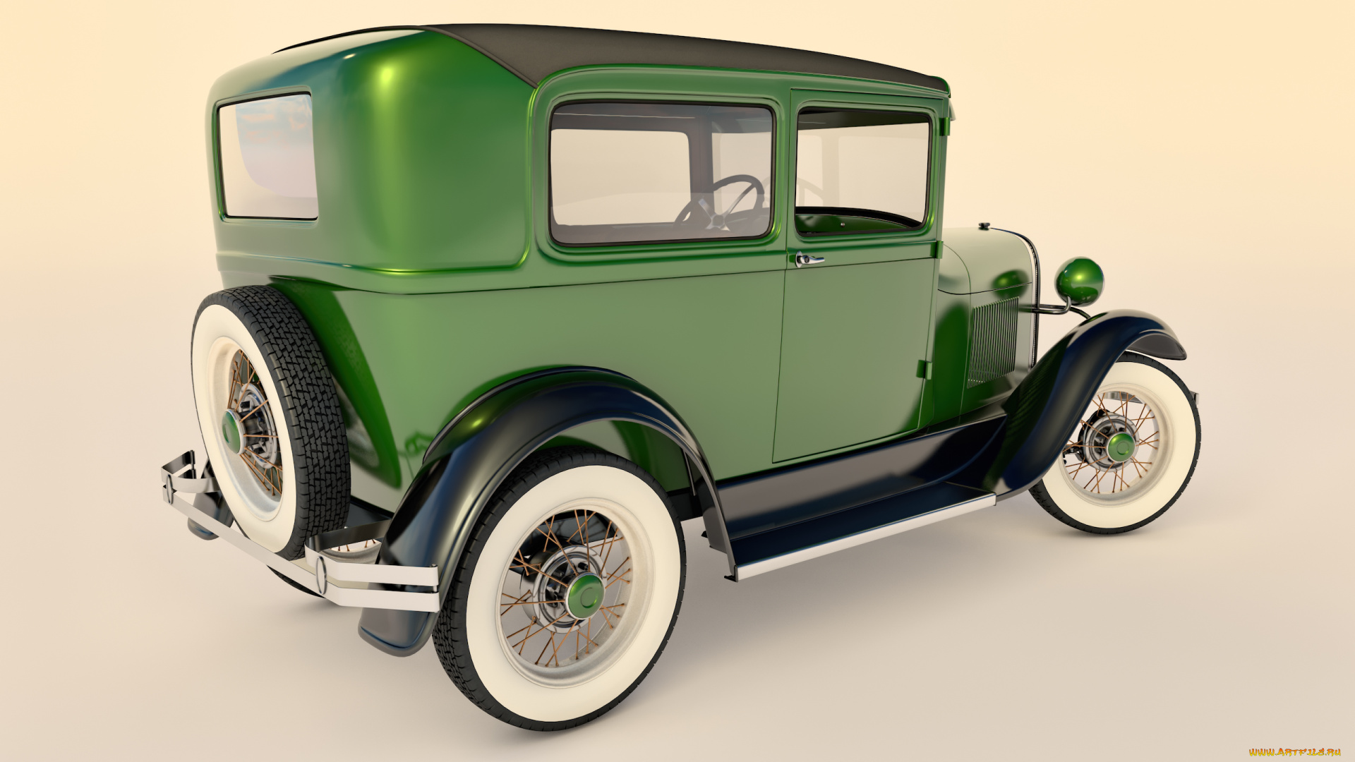 автомобили, 3д, 1928г, фон, автомобиль, ford