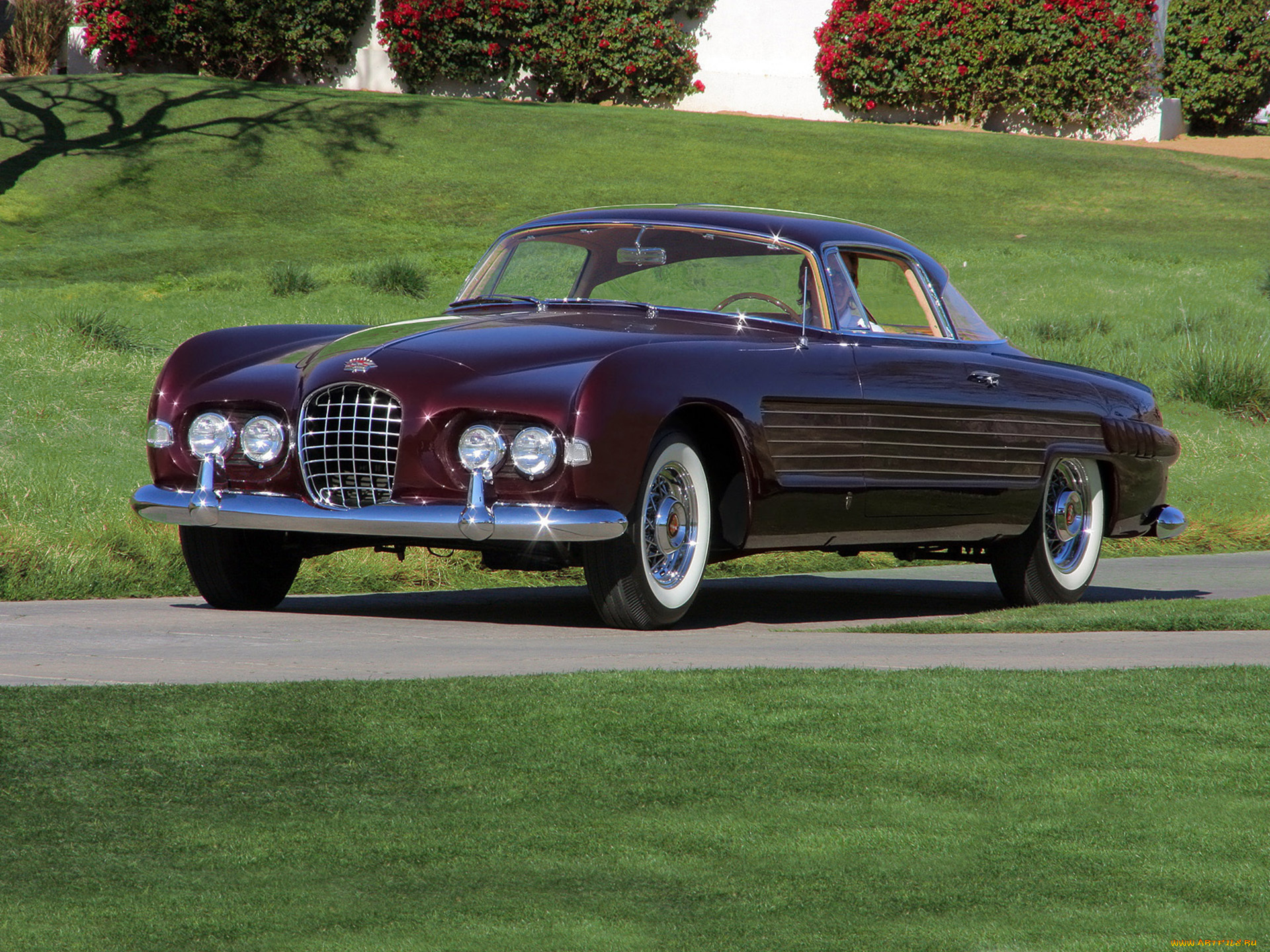 cadillac, series, 62, coupe, concept, 1953, автомобили, cadillac, coupe, series, 62, 1953, concept