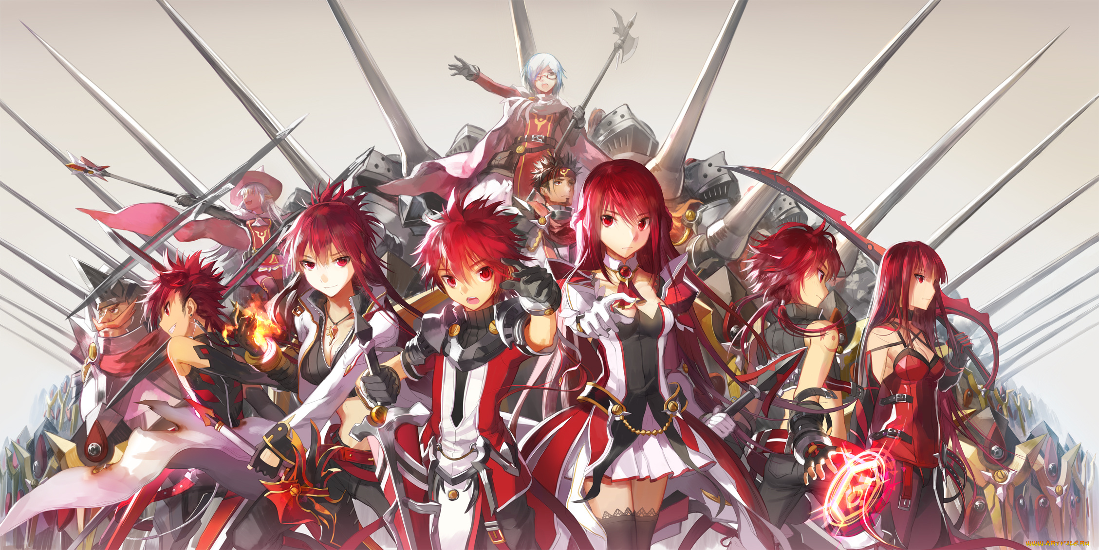 elsword, аниме, персонажи