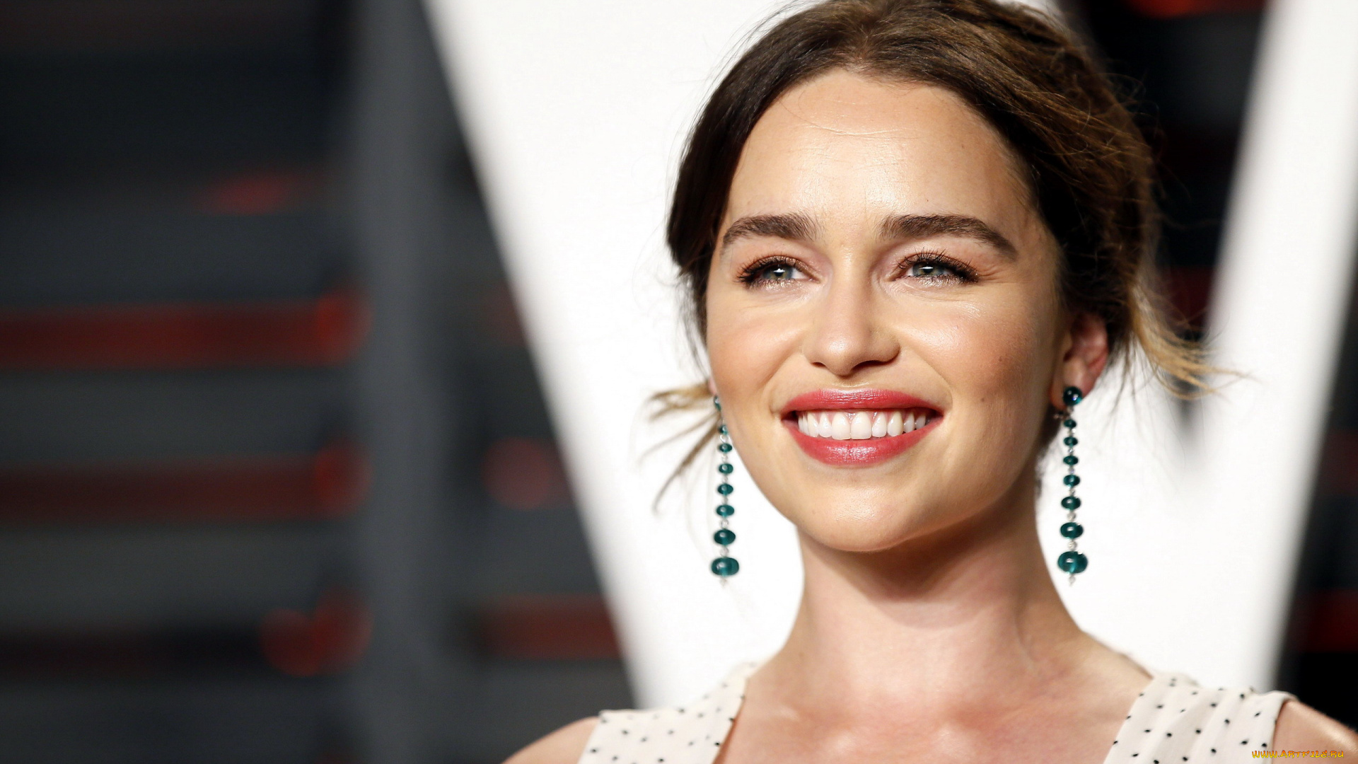 девушки, emilia, clarke, улыбка