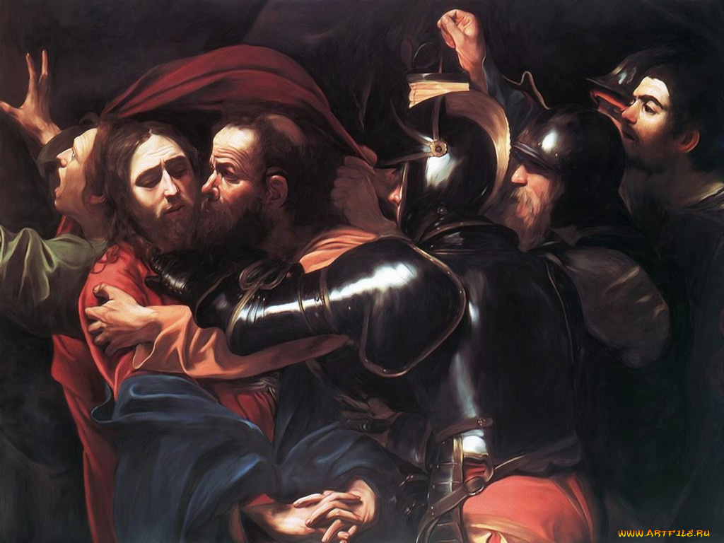 the, taking, of, christ, рисованные, caravaggio