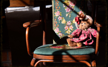 Картинка разное игрушки игрушка плюшевый мишка стул