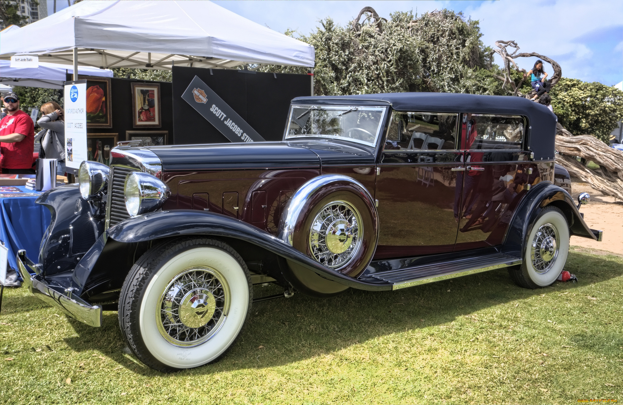 1931, marmon, 16, lebaron, convertible, sedan, автомобили, выставки, и, уличные, фото, выставка, автошоу