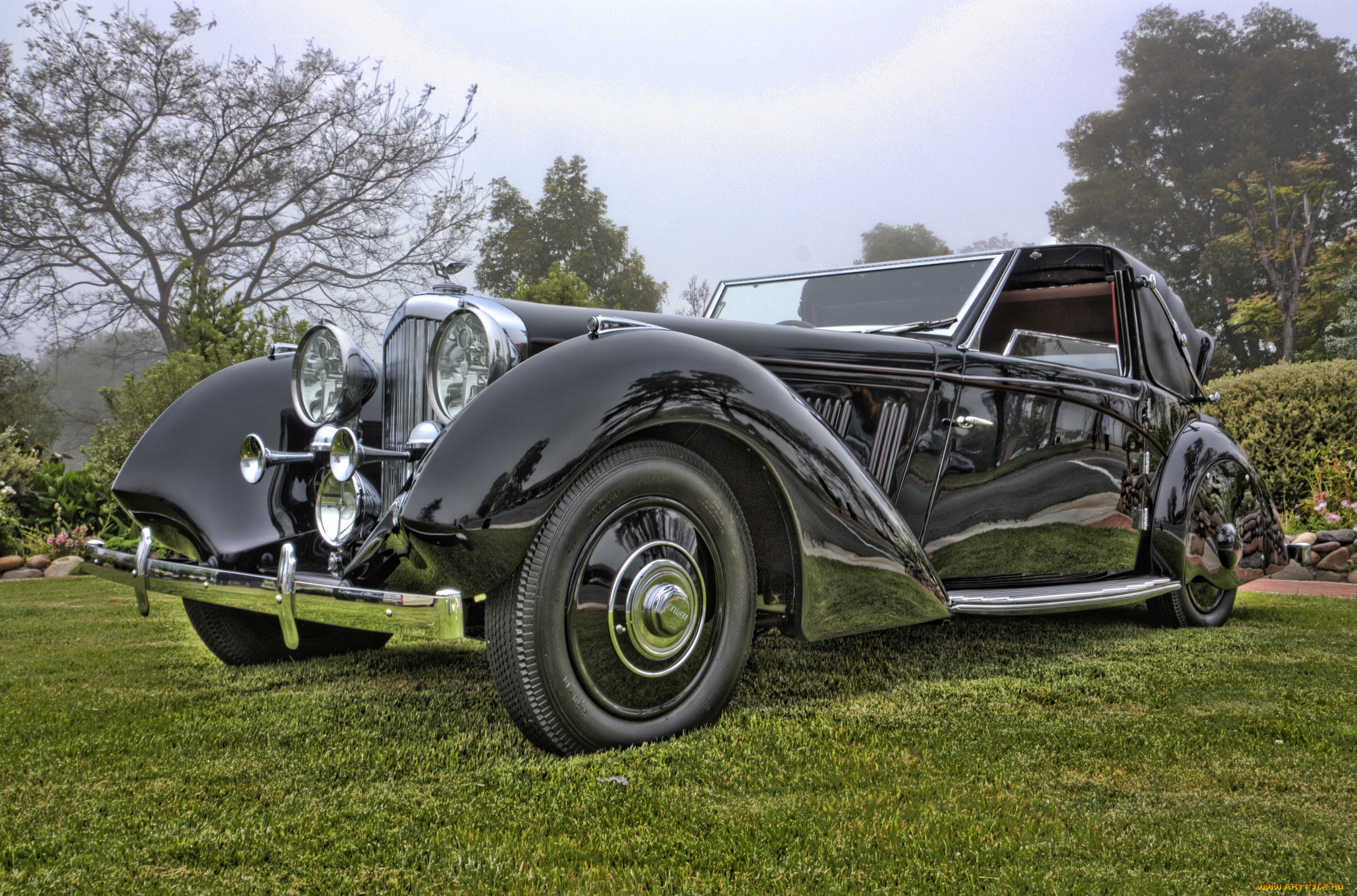 1936, bentley, 3, 12, litre, windover, sedanca, de, ville, автомобили, классика, выставка, автошоу