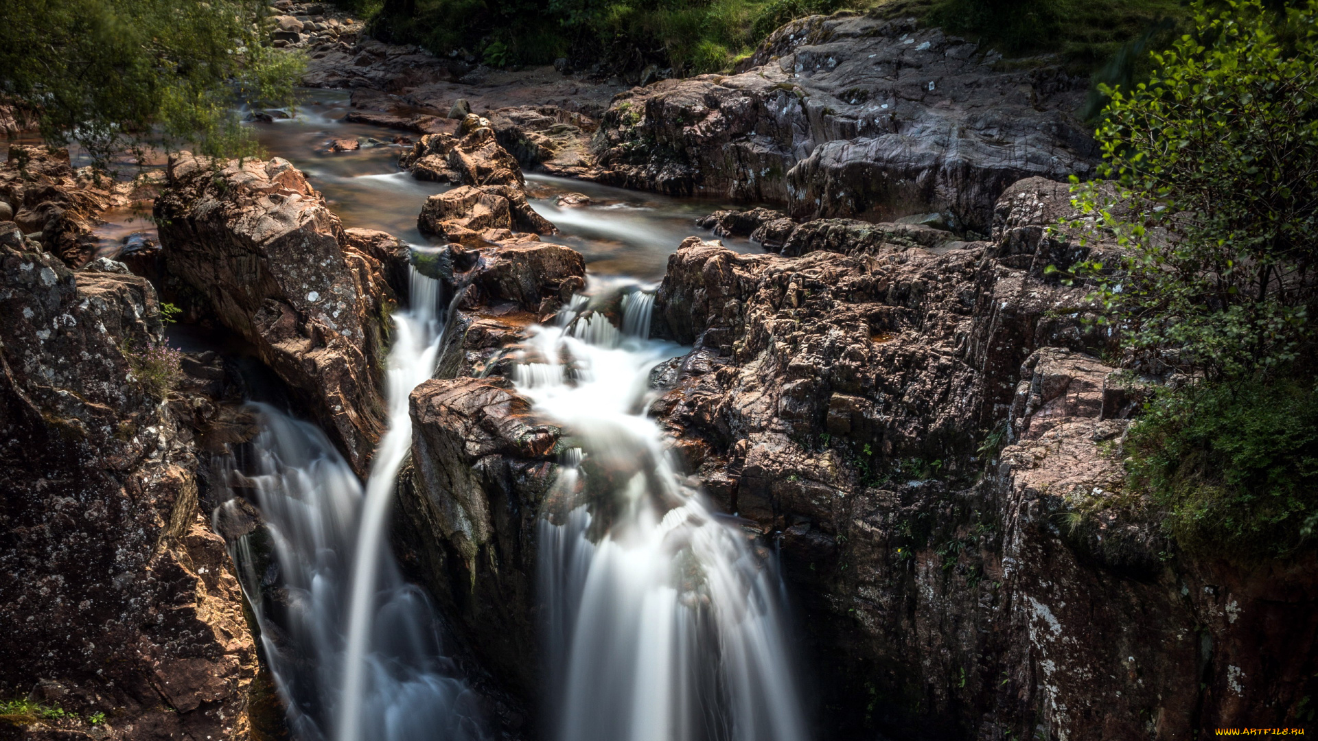 природа, водопады, водопад