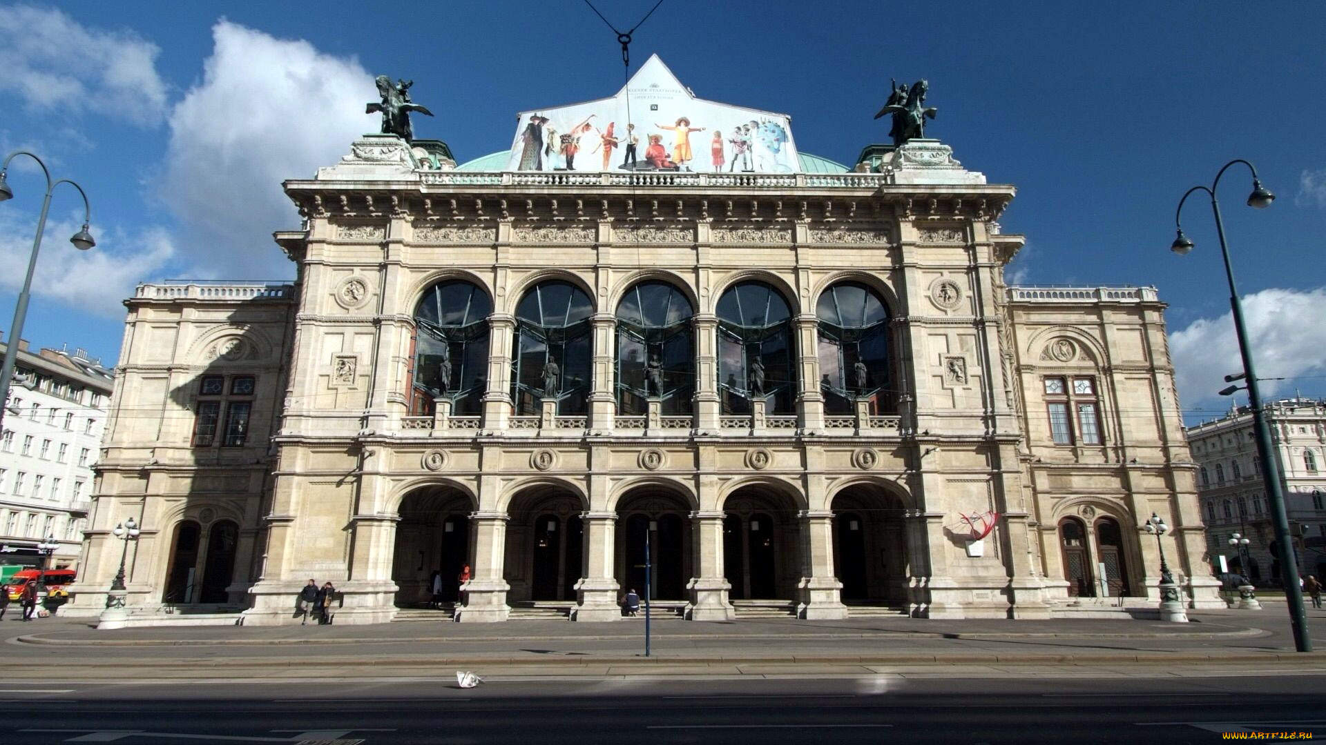 state, opera, house, города, вена, , австрия, state, opera, house