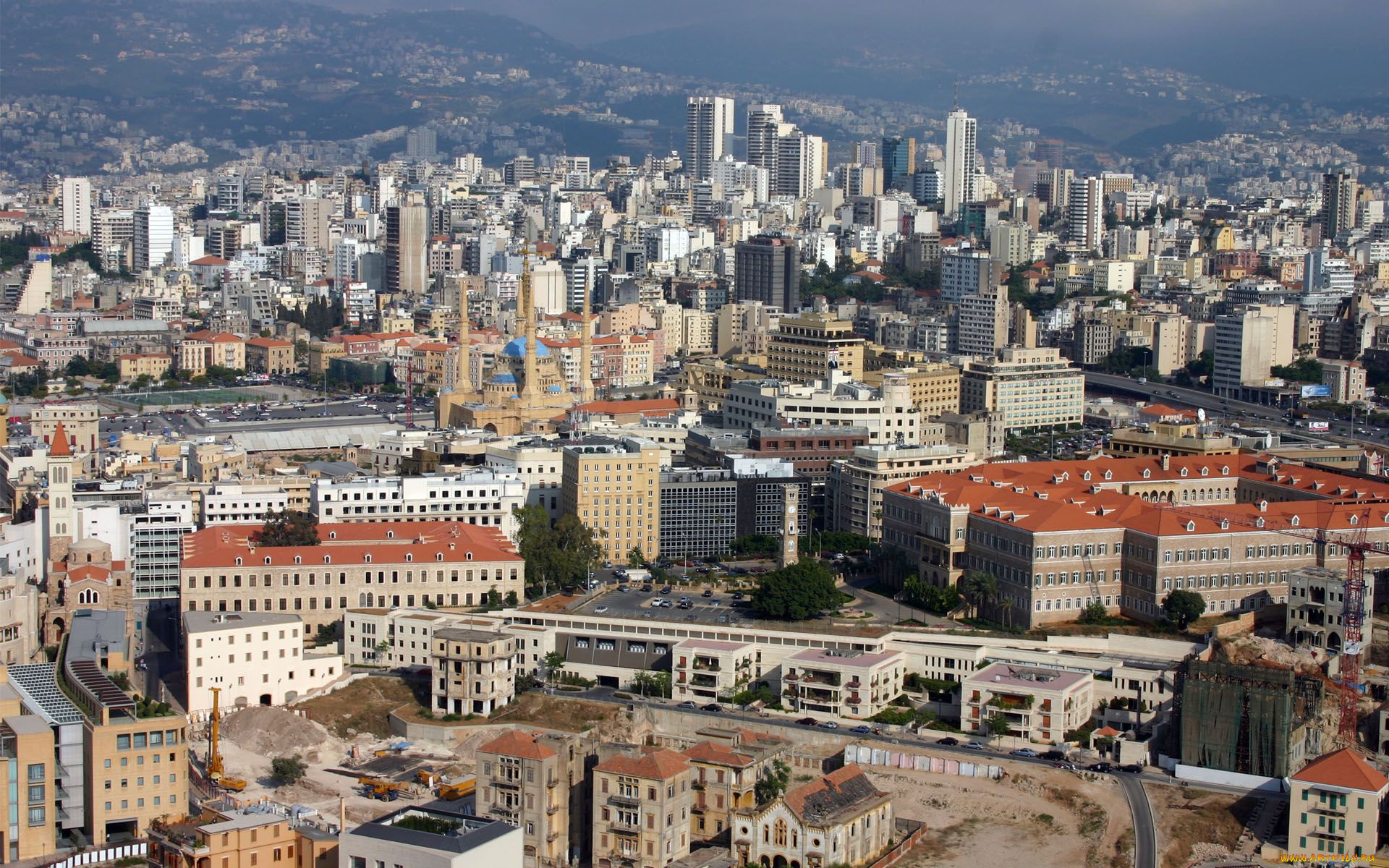 бейрут, города, -, панорамы