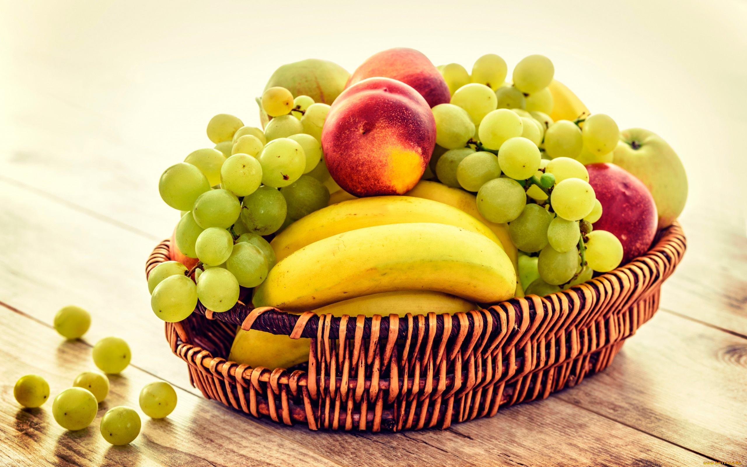 еда, фрукты, , ягоды, бананы, виноград