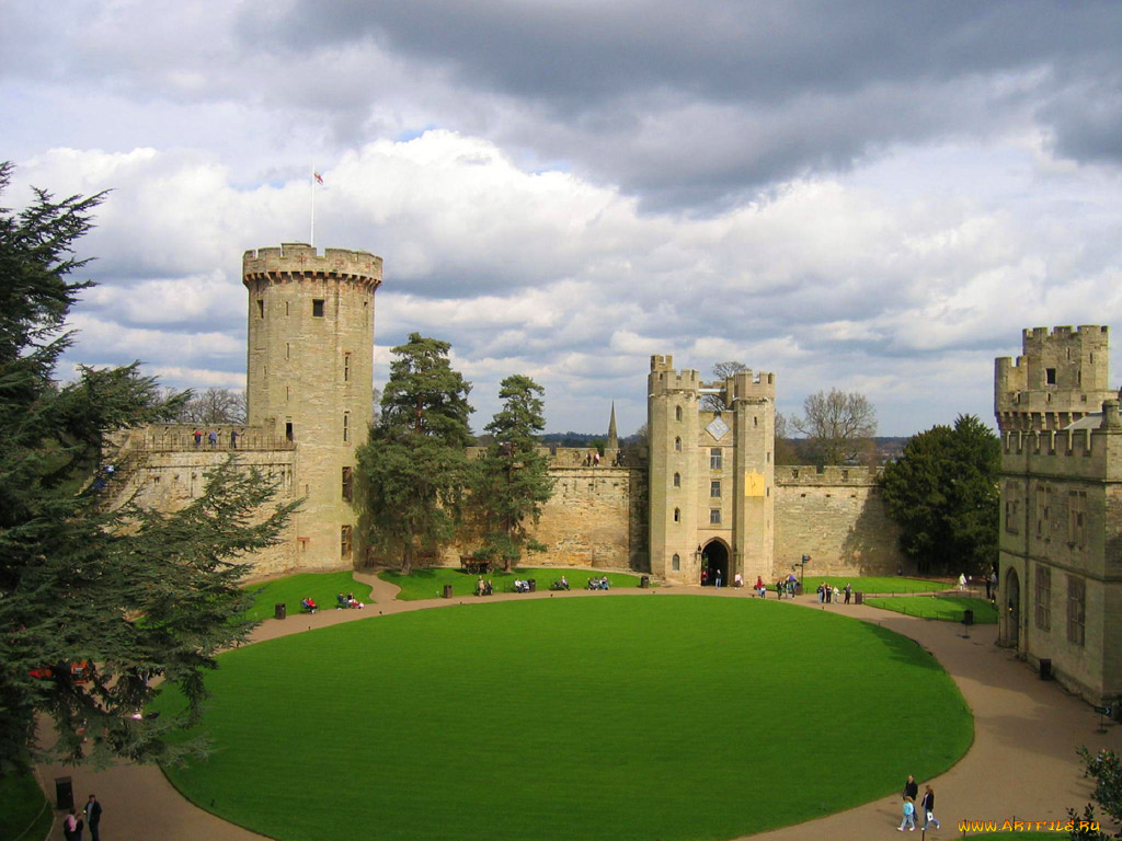 warwick, uk, города, дворцы, замки, крепости