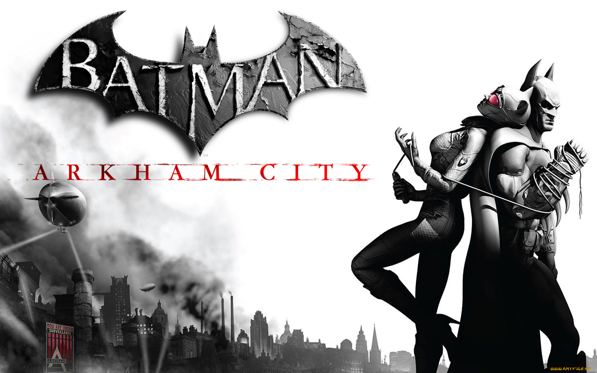 batman, arkham, city, видео, игры