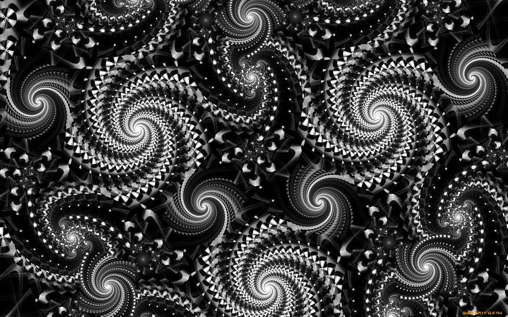 3д, графика, fractal, фракталы, фон, узор