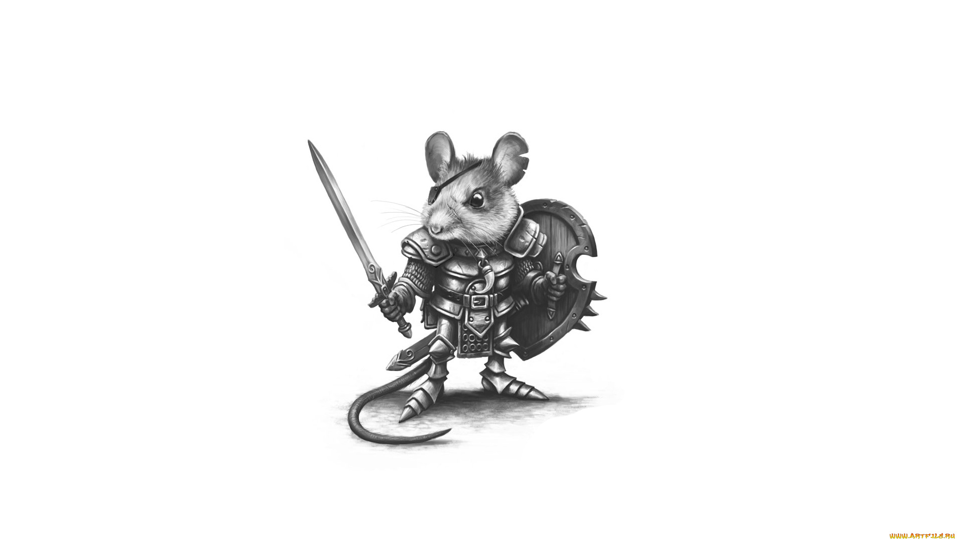 мышь, рыцарь, рисованные, минимализм, мышь, mouse, рыцарь, воин