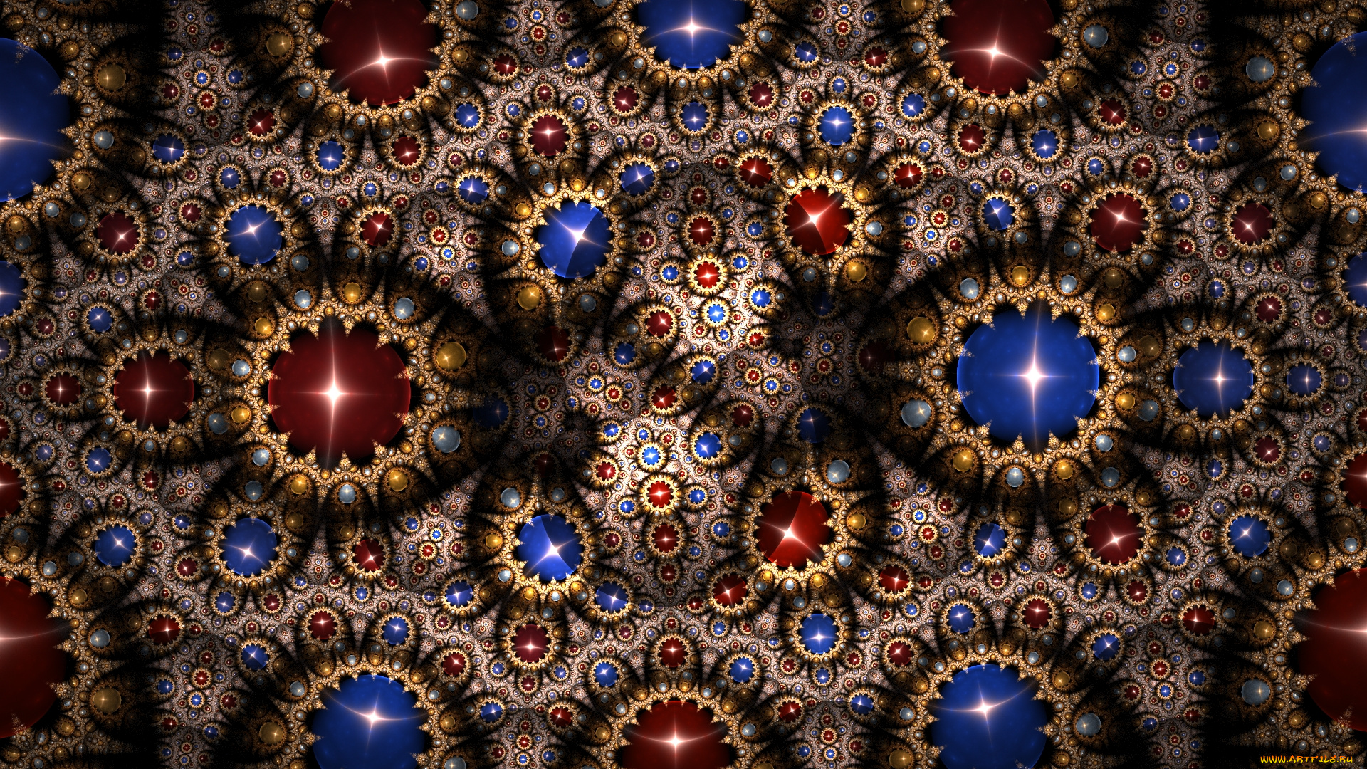 3д, графика, фракталы, , fractal, узор, фон, цвета