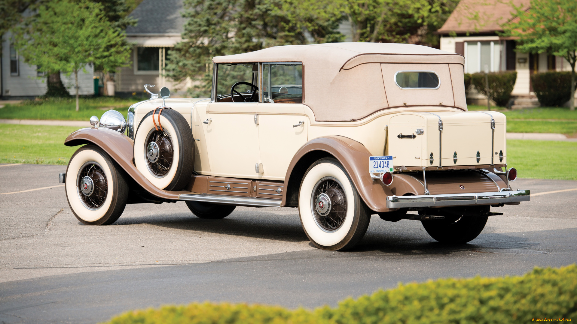 автомобили, классика, phaeton, all-weather, v16, 452, 4380, by, fleetwood, cadillac, 1930г