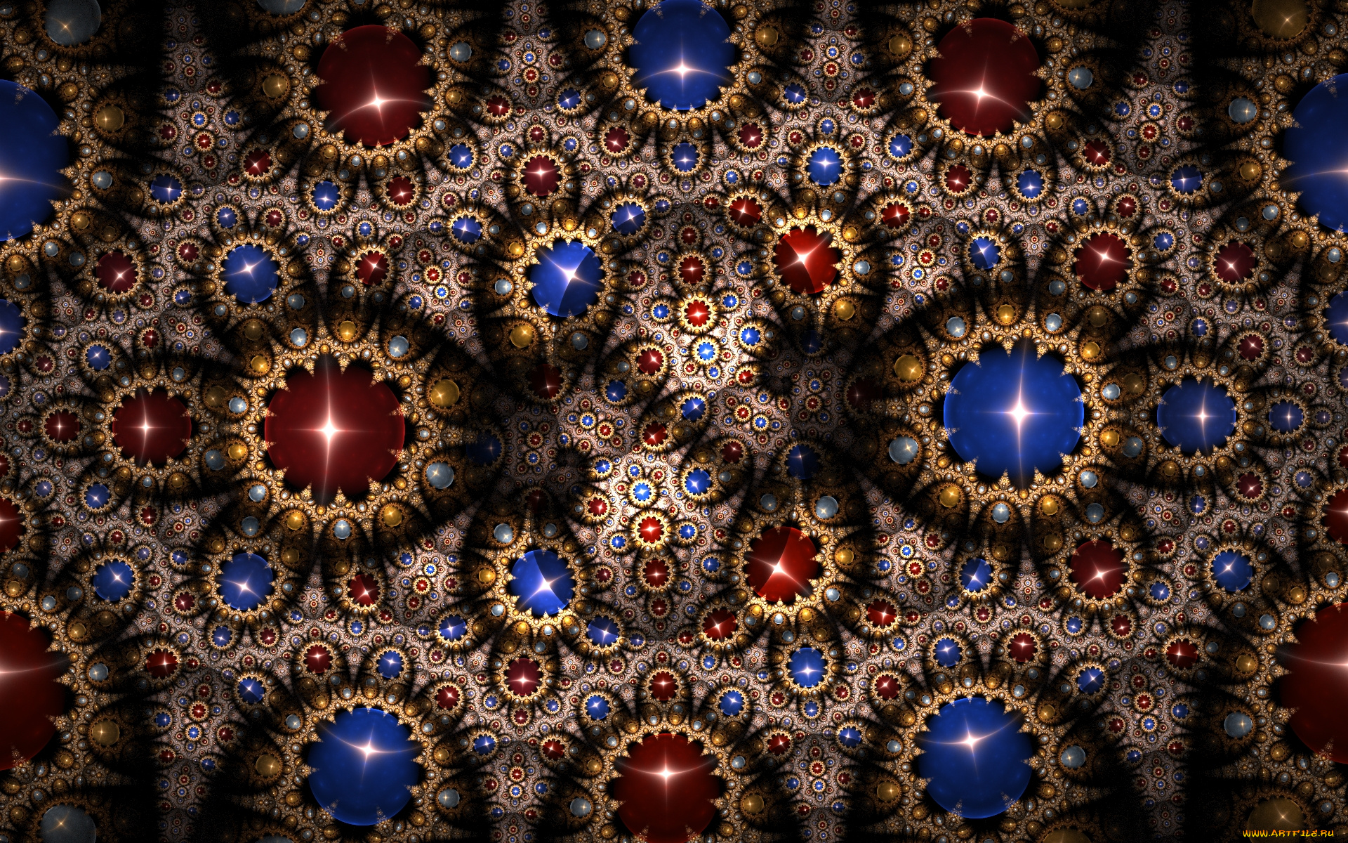 3д, графика, фракталы, , fractal, узор, фон, цвета