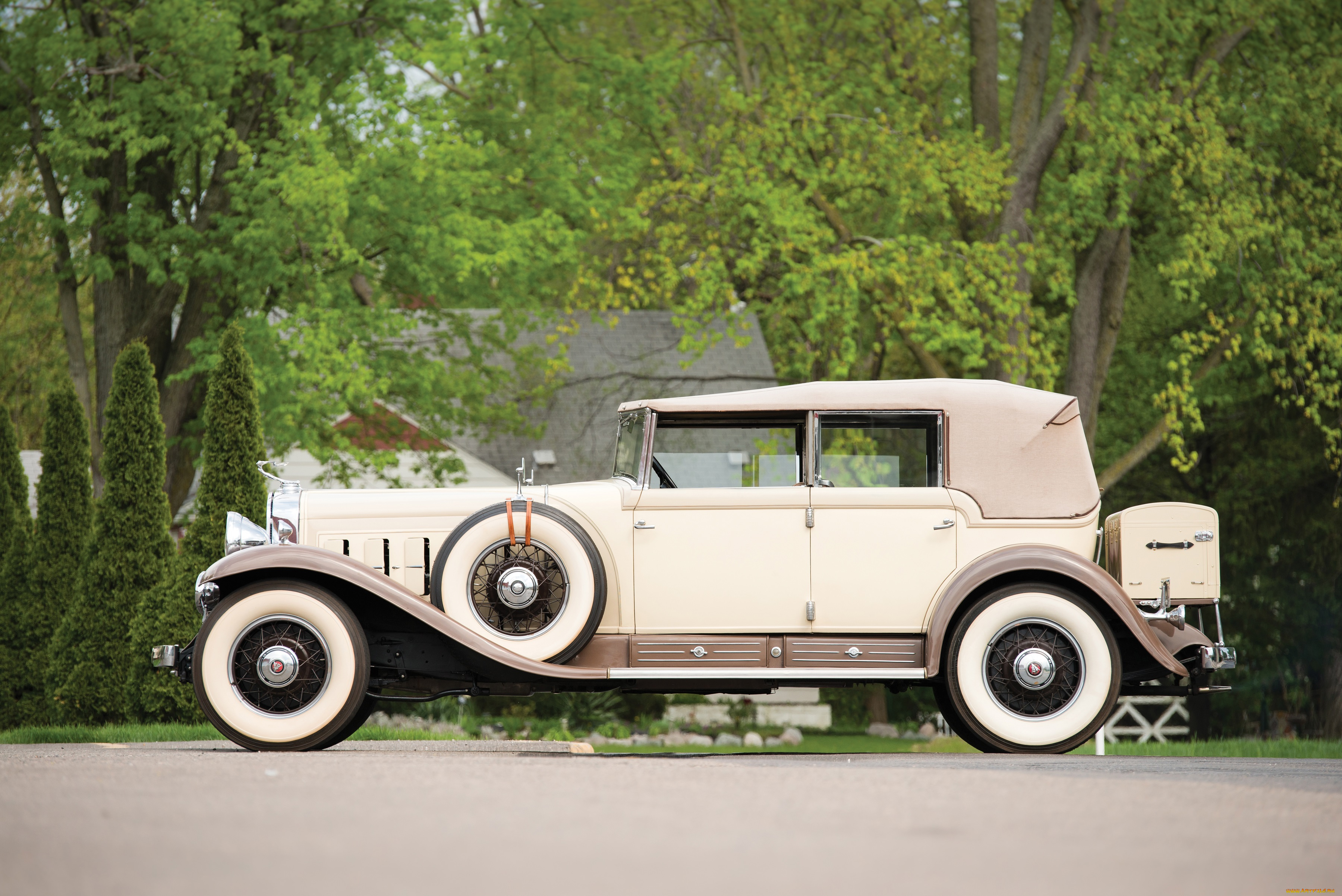 автомобили, классика, 4380, by, fleetwood, cadillac, 1930г, phaeton, all-weather, v16, 452