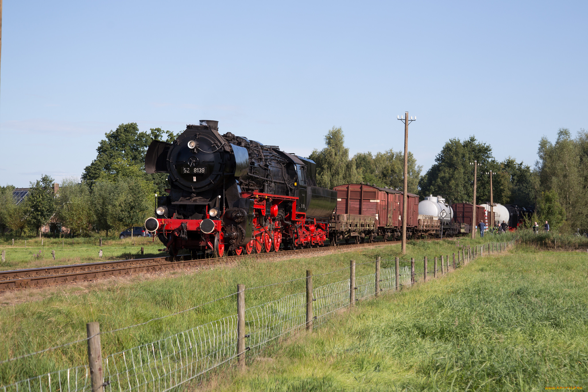 техника, паровозы, состав, локомотив