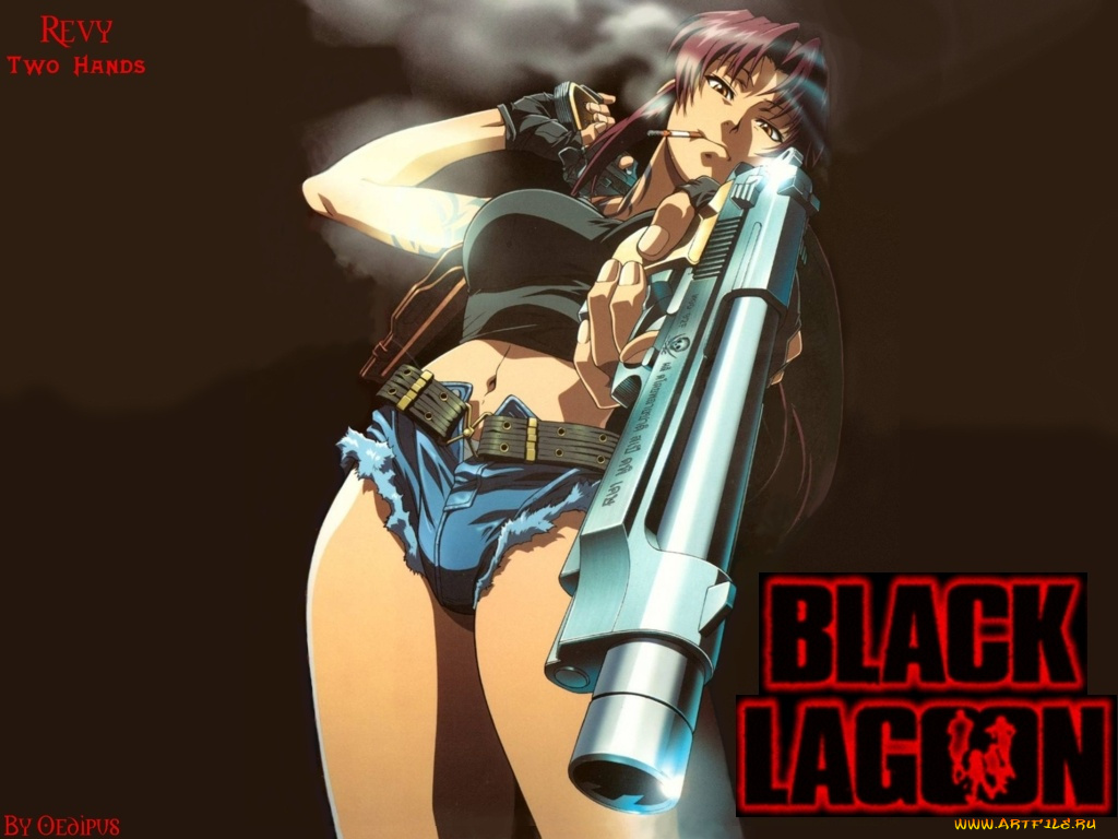 аниме, black, lagoon