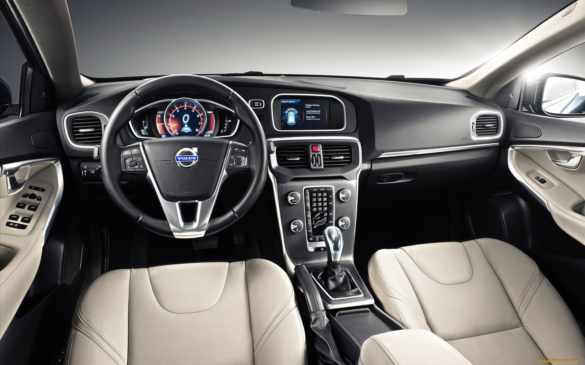 volvo, v40, 2013, автомобили, спидометры, торпедо