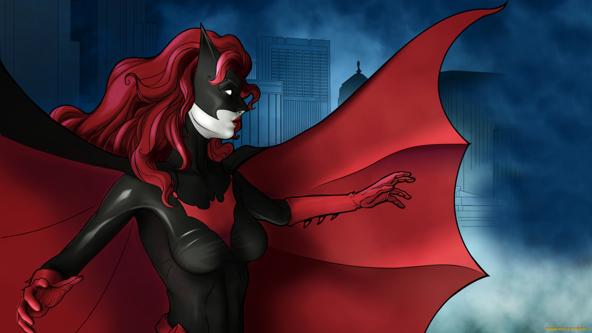batwoman, рисованные, комиксы, комикс, бэтгёрл